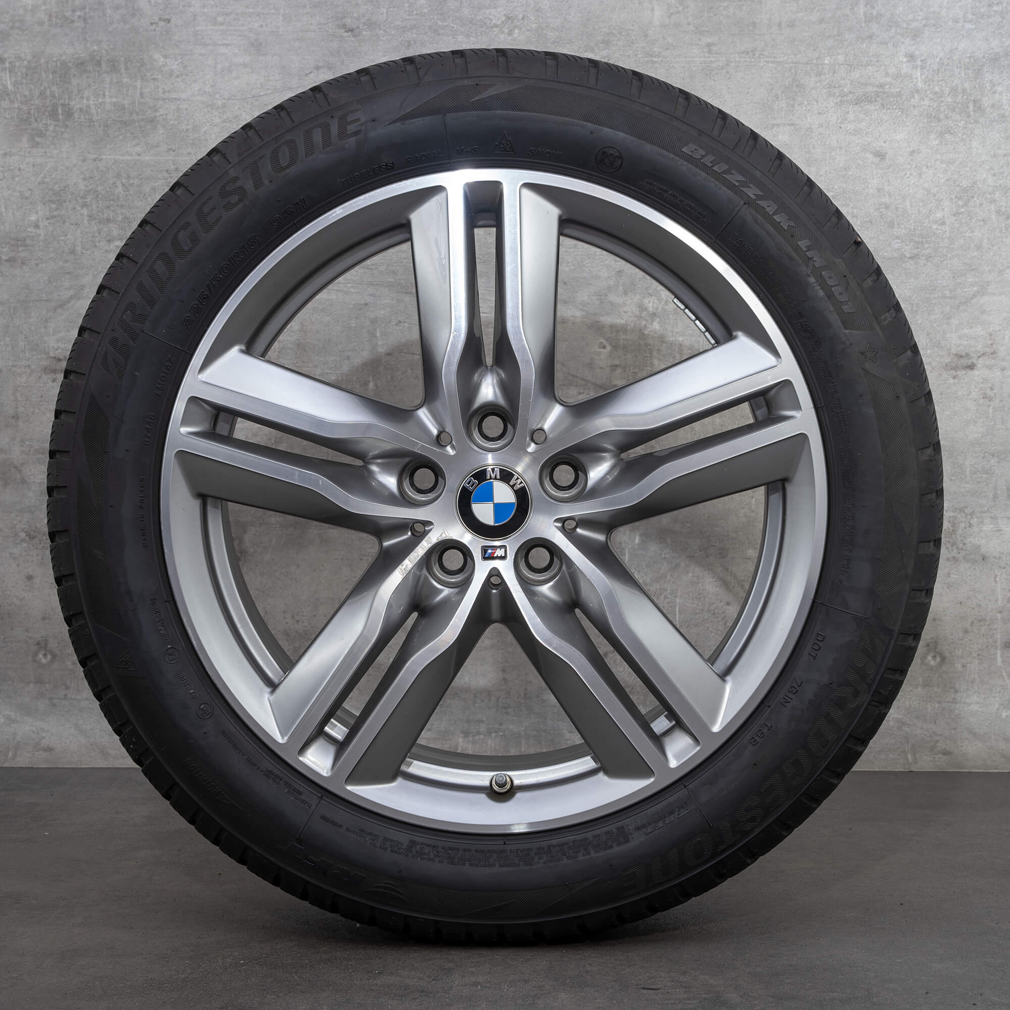 Jantes BMW 18 pouces X1 F48 X2 F39 M570 jantes alloy pneus hiver roues