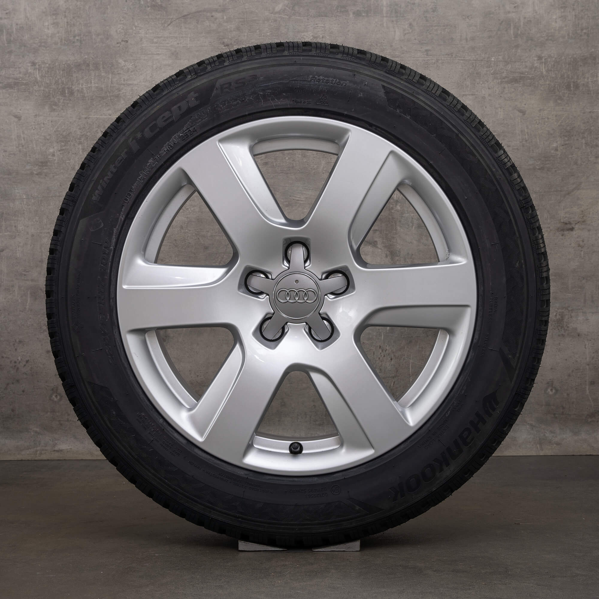 OEM Audi A6 winter wheels 17 inch 4G C7 rims 4G0601025L silver