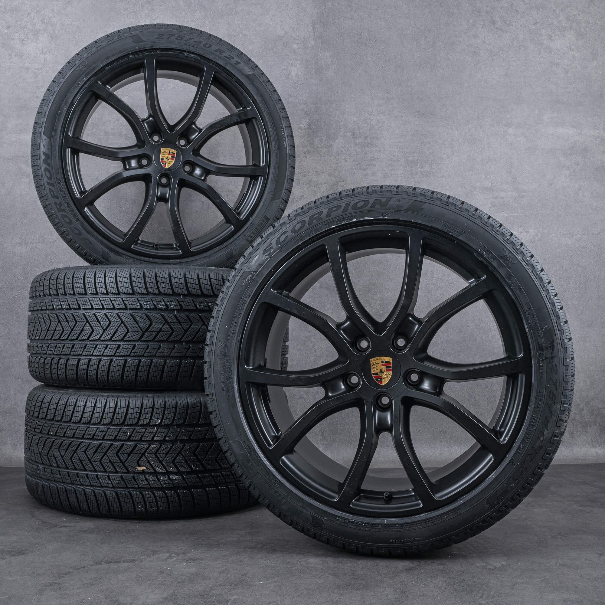 Originální zimni pneumatiky Porsche Cayenne E3 21" Exclusive Design 9YA