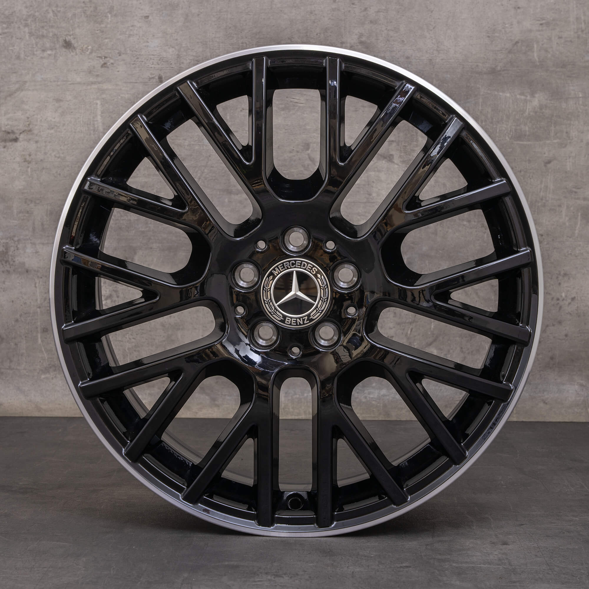 Oryginał Mercedes Benz Felgi GLE 19 cali V167 A1674012100 czarne wysoki połysk toczone