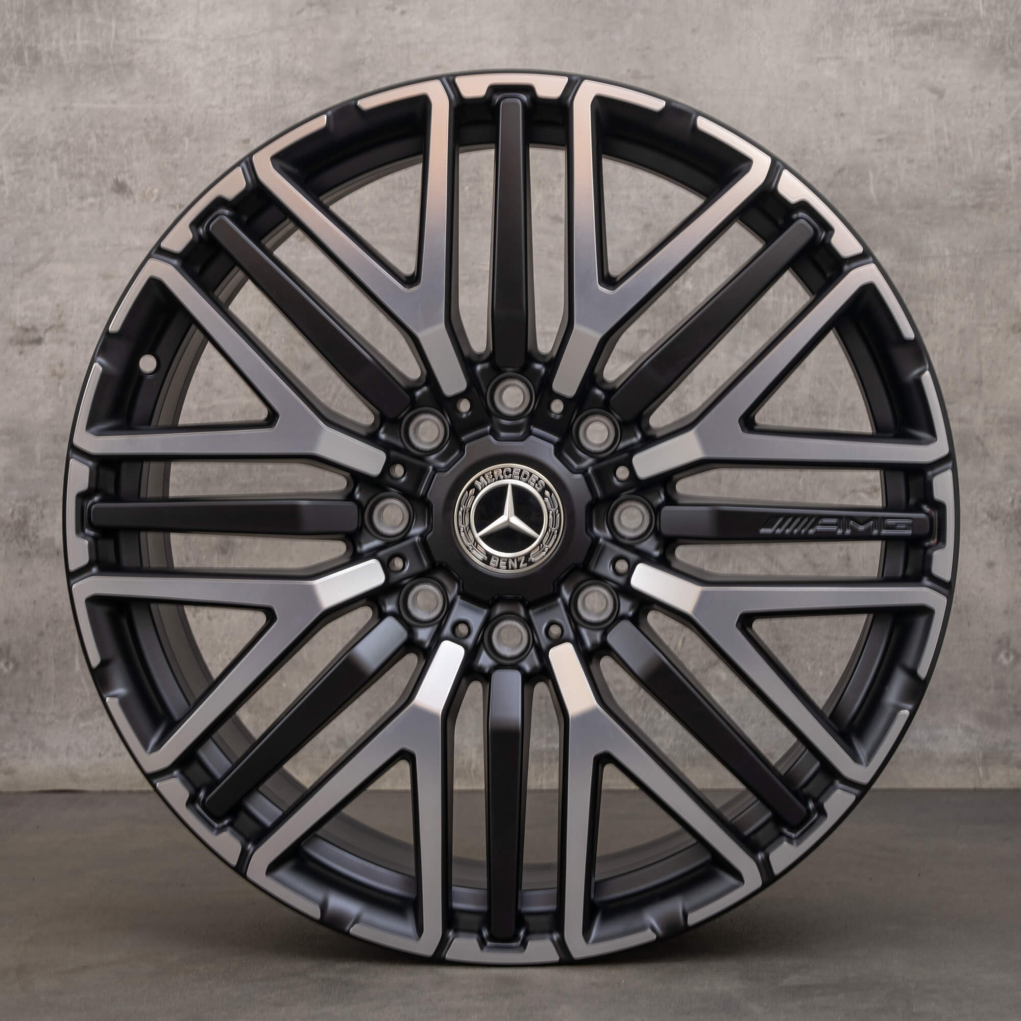 OEM Mercedes-Benz G-Class G63 AMG 22-inch rims W463A 4x4 A4634014000 Matte Black NEW