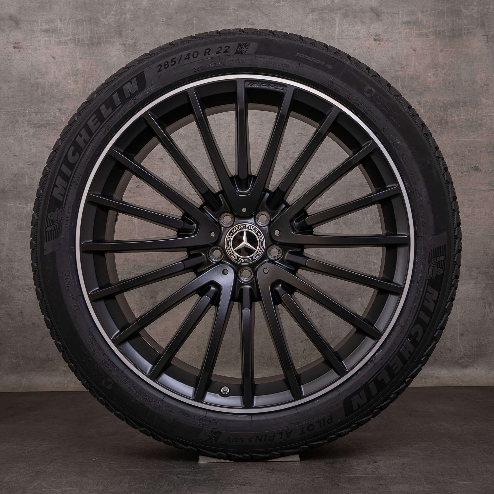 OEM Mercedes Benz GLS 63 AMG snow tire packages 22 inch X166 rims