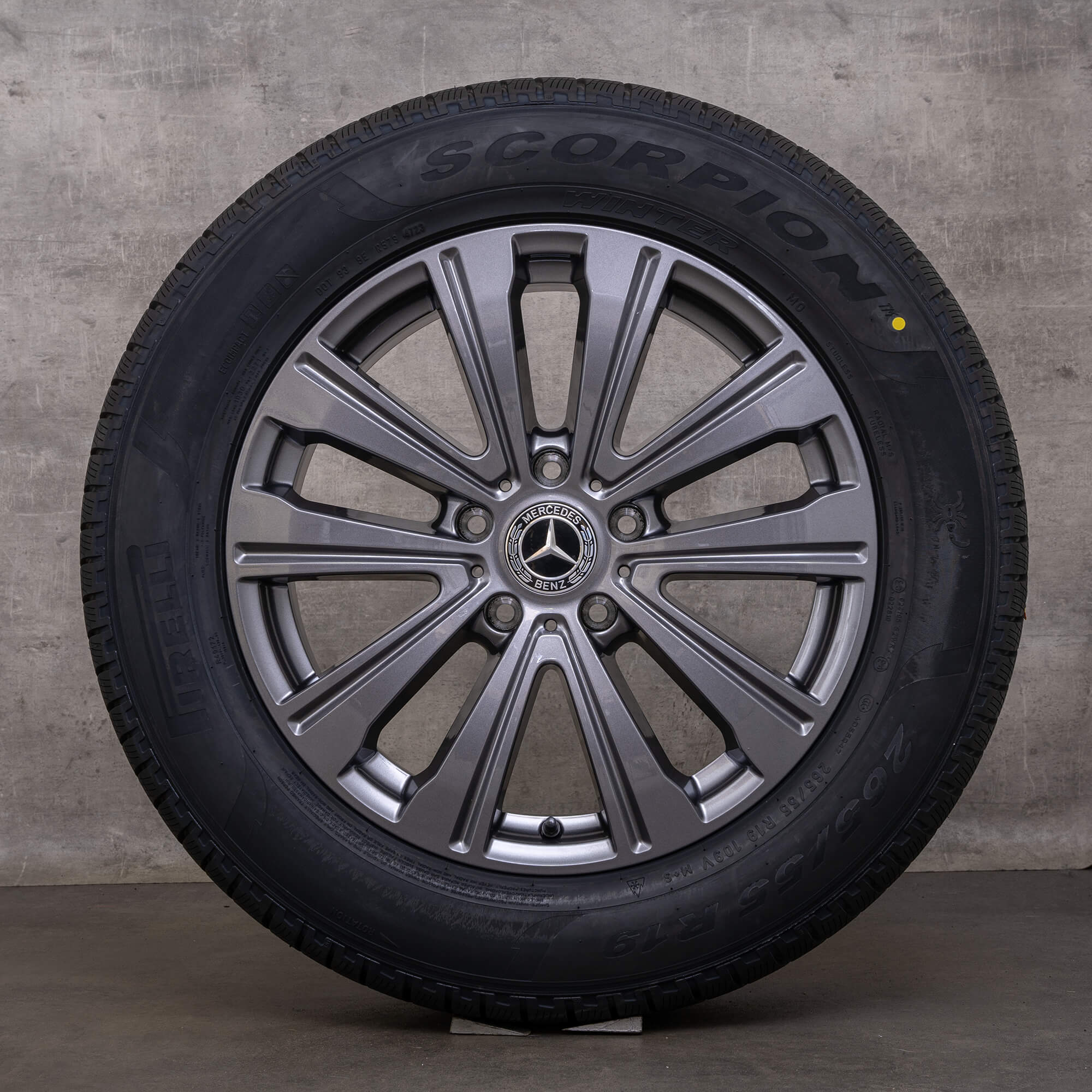 Originele Mercedes Benz G-Klasse G500 winterwielen 19 inch W463A velgen A4634011100 himalayagrijs NIEUW