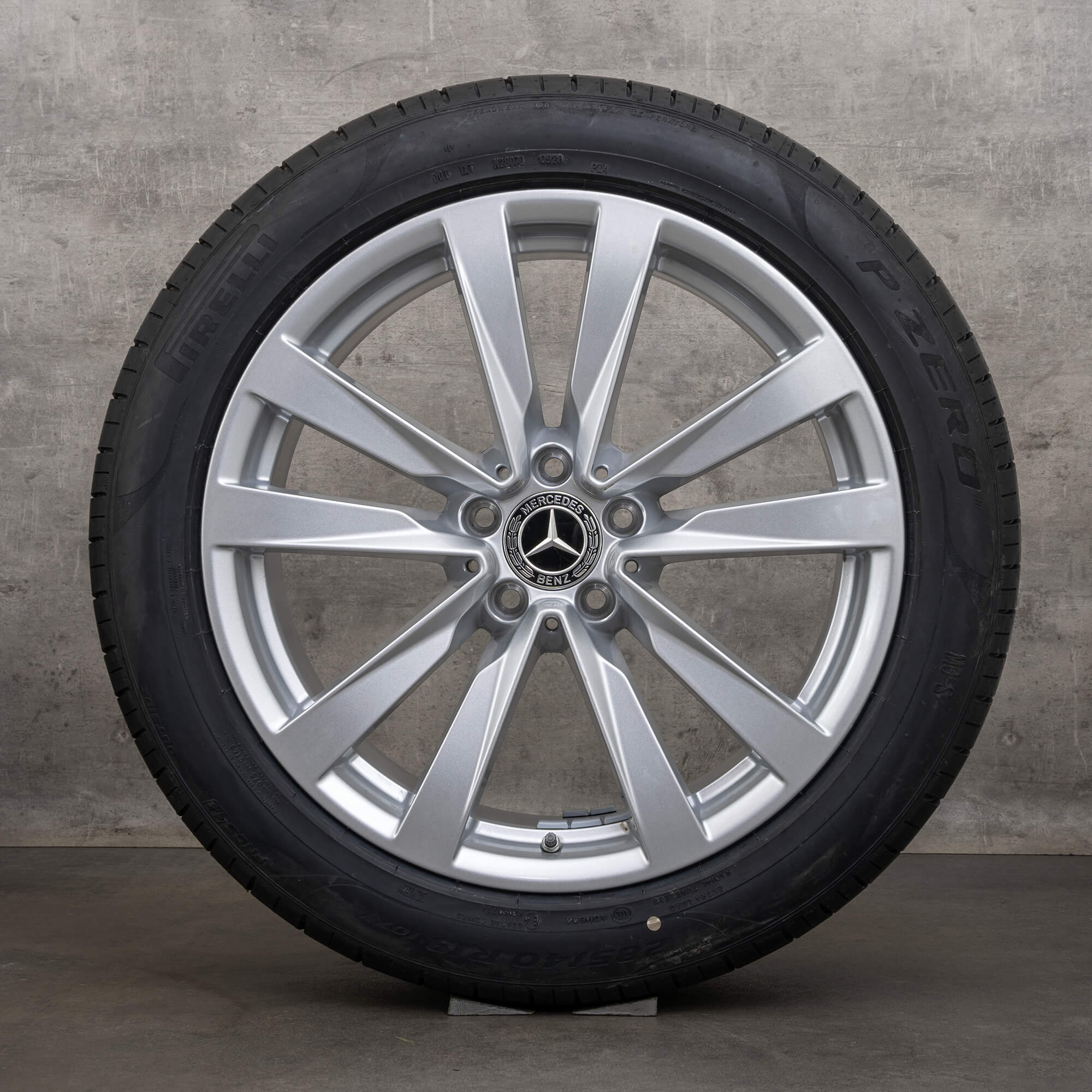 Original Mercedes Benz S-Klasse Felgen 19 Zoll W223 V223 X223 Sommerräder A2234013100 A2234013200 silber NEU