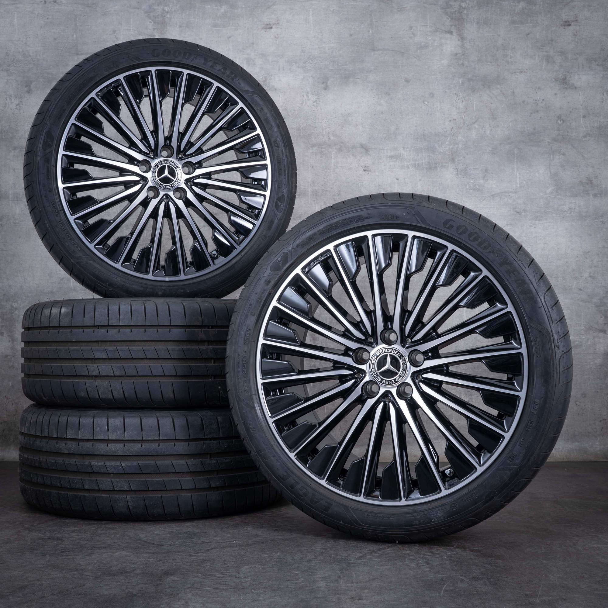 Oryginalne felgi Mercedes Benz CLE AMG 19 cali C236 A236 koła letnie A2364011900 A2364012000 czarne Polerowane