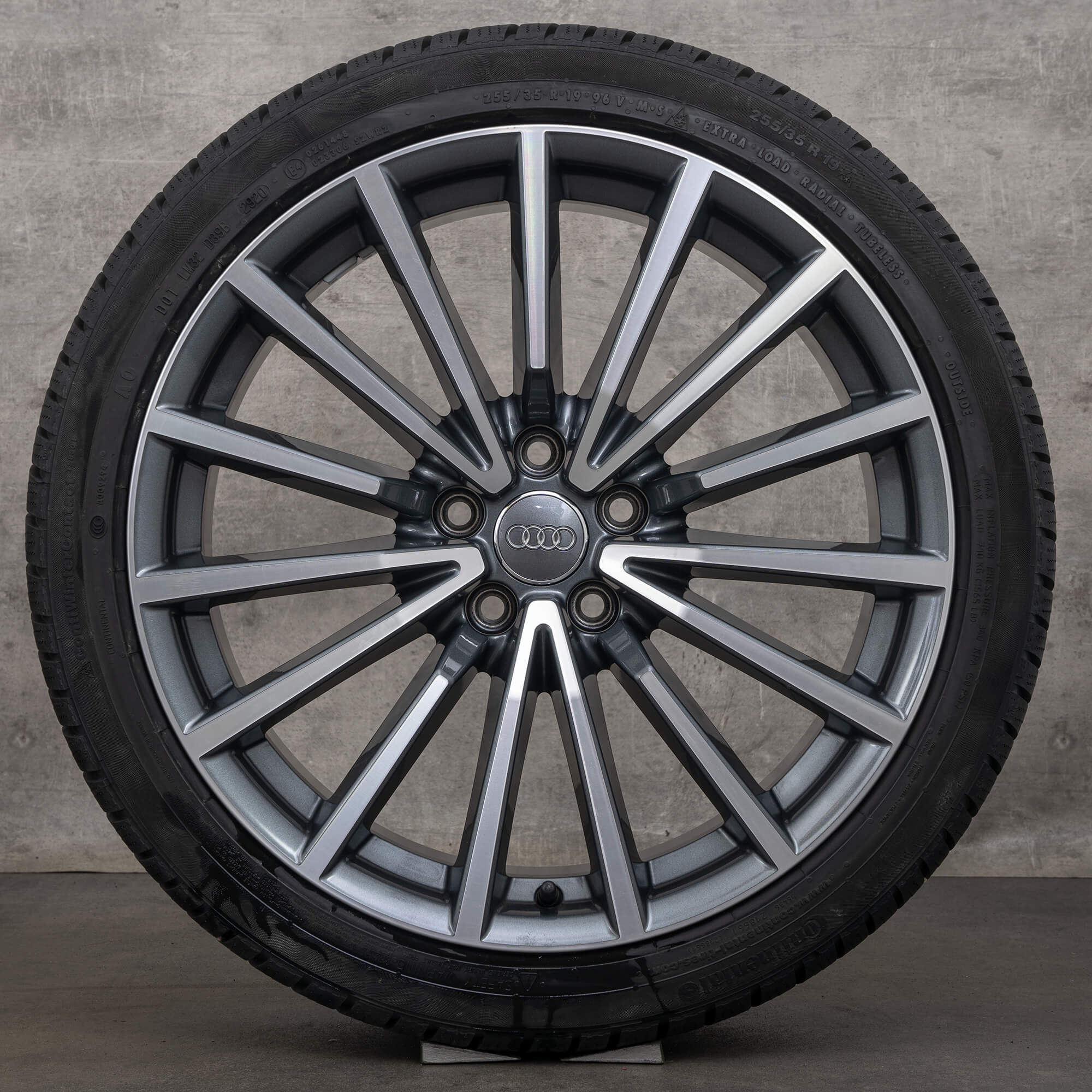 Audi A5 S5 B9 8W pneus hiver complets jantes aluminium 19 pouces 8W0601025AN
