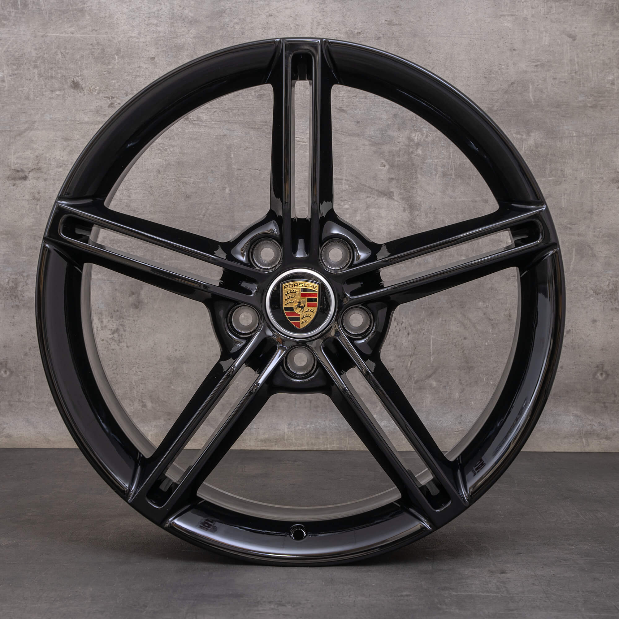 Original Porsche Taycan Felgen 21 Zoll 9J1 9J1601025AA 9J1601025AB schwarz glanz NEU