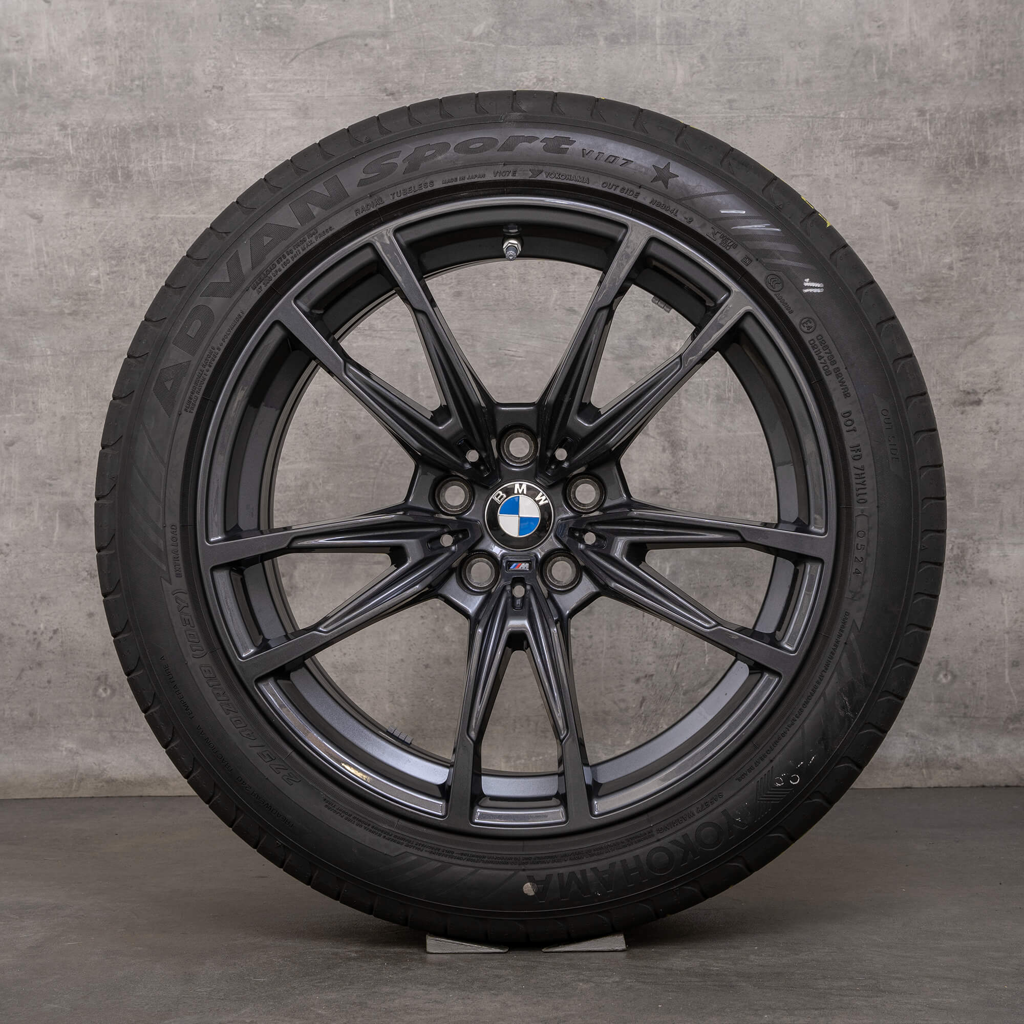 Jantes d'origine BMW M3 M4 18 19 pouces G80 G82 G83 Sommerrder 842 M 8093830 8093831 orbit grey