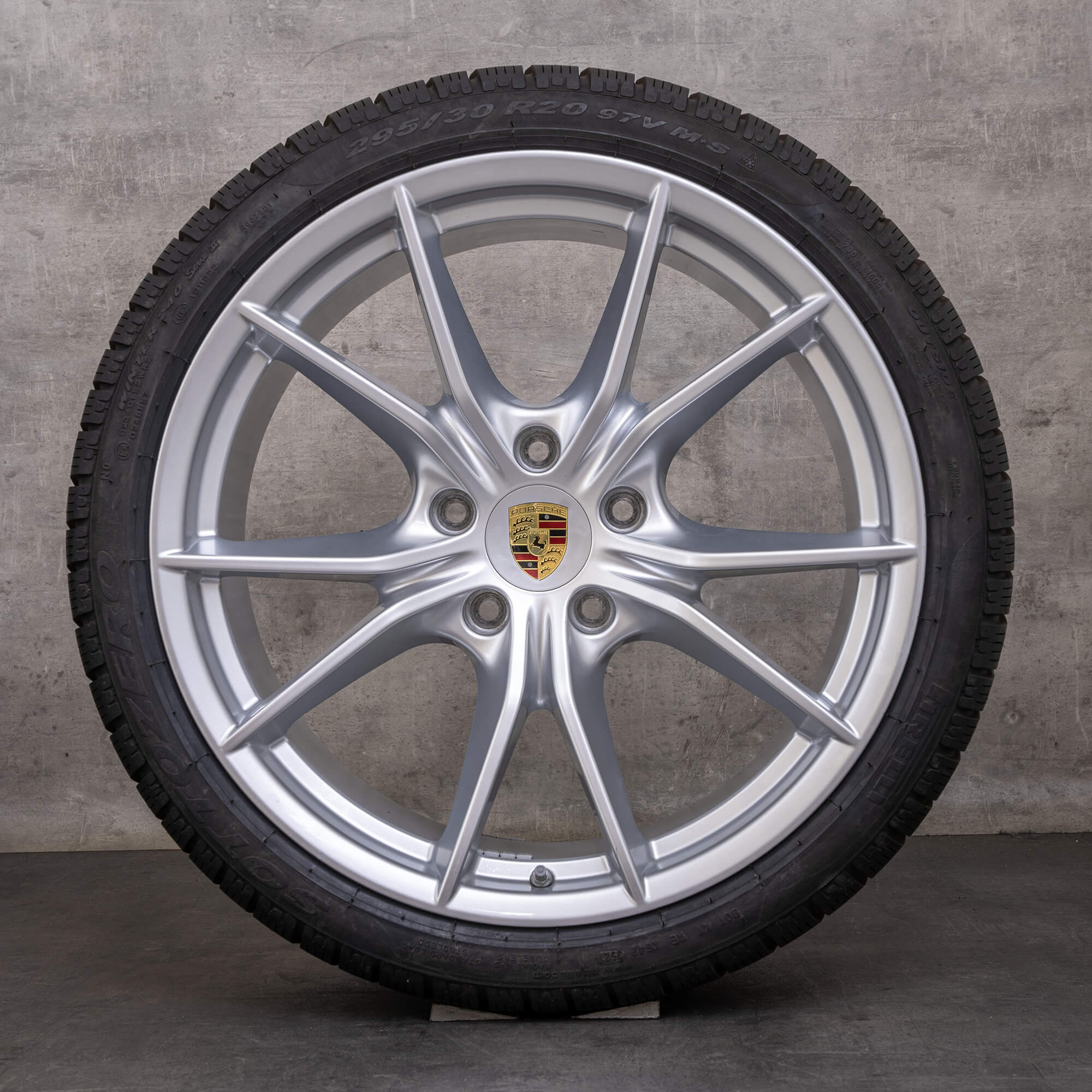 Oryginalne koła zimowe Porsche 991.2 20 cali Carrera Targa C4 4S S IV Felgi 99136271000 99136276001