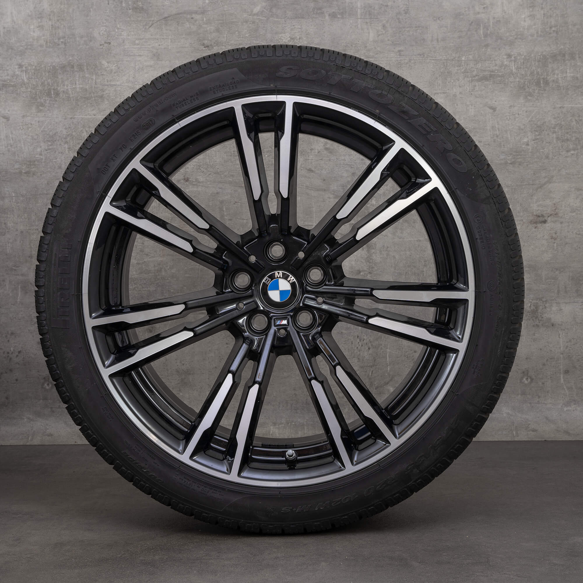 BMW 20 tommer fælge M5 F90 vinterdæk komplette vinterhjul 8073977 8073979 M706