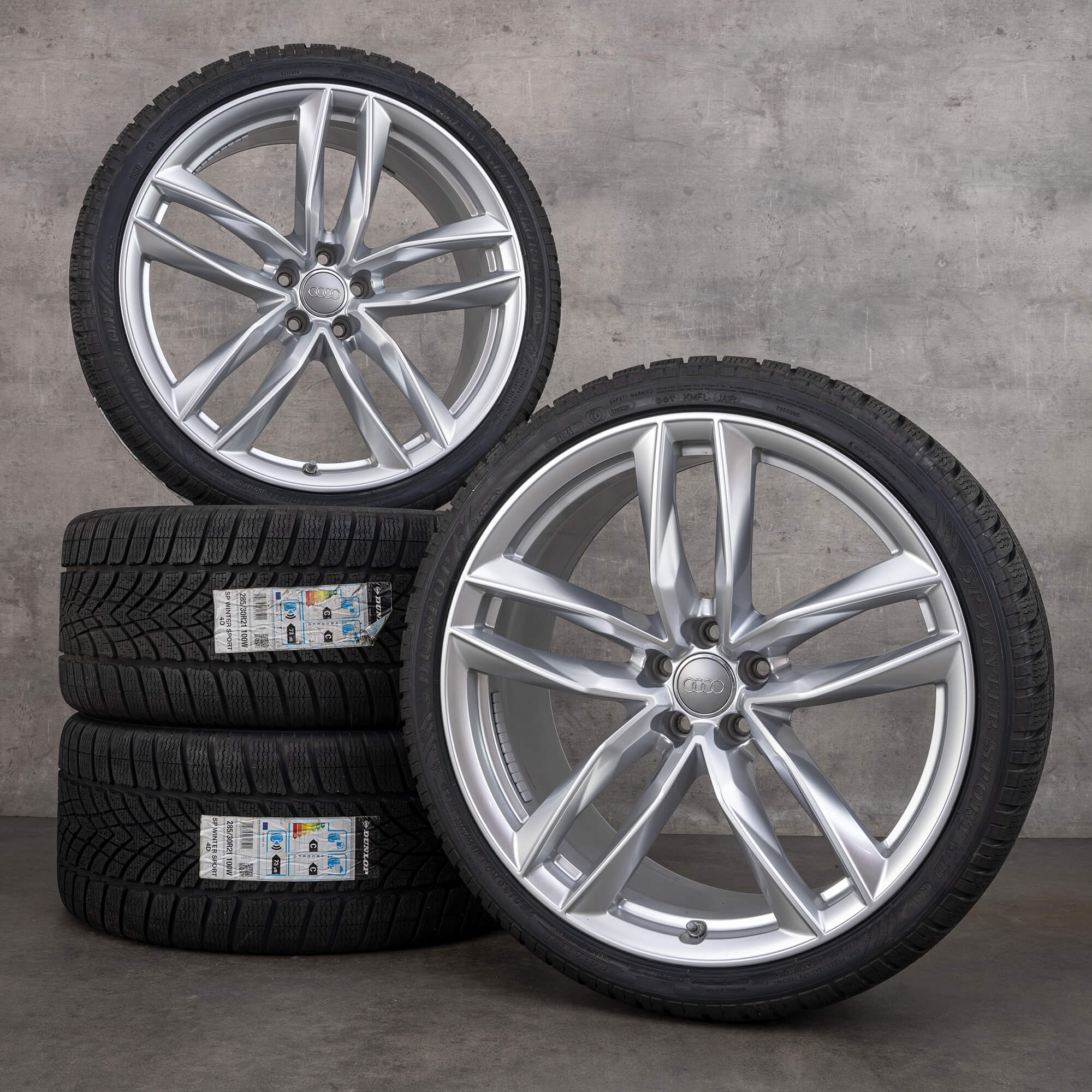 Audi RS6 4G C7 winter wheels S line 21 inch rims tires 4G0601025CE