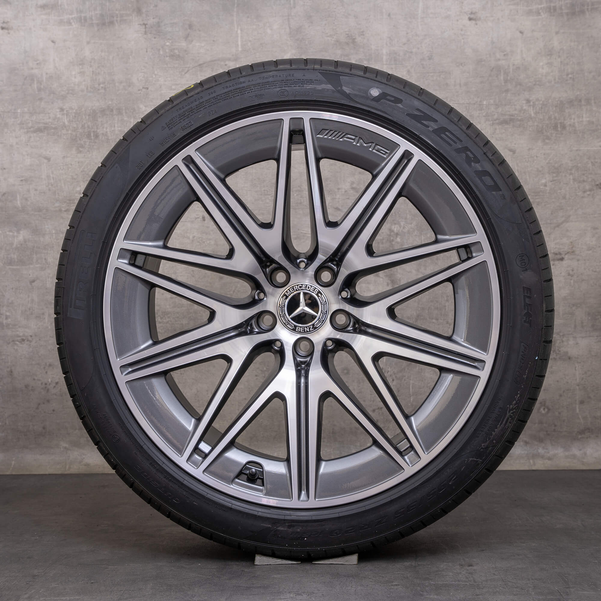 Alkuperäiset Mercedes Benz AMG GT 43 53 63 & S talvirenkaat 20 tuuman X290 4-oviset vanteet A2904011900 A2904012000 himalajanharmaa kiillotettu UUTUUS