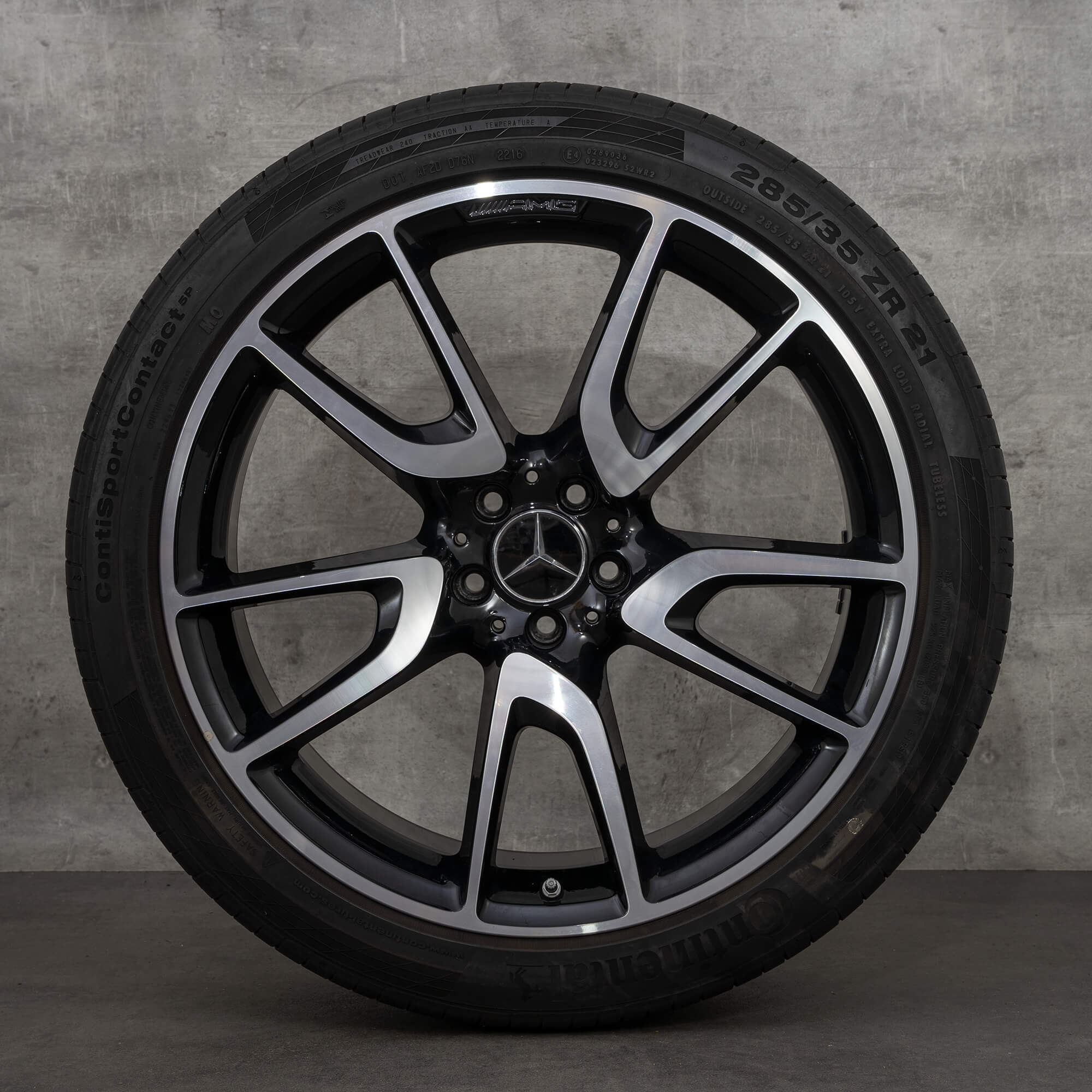 AMG Mercedes GLC 43 AMG X253 21 tommer alloysfælge fælge sommerdæk