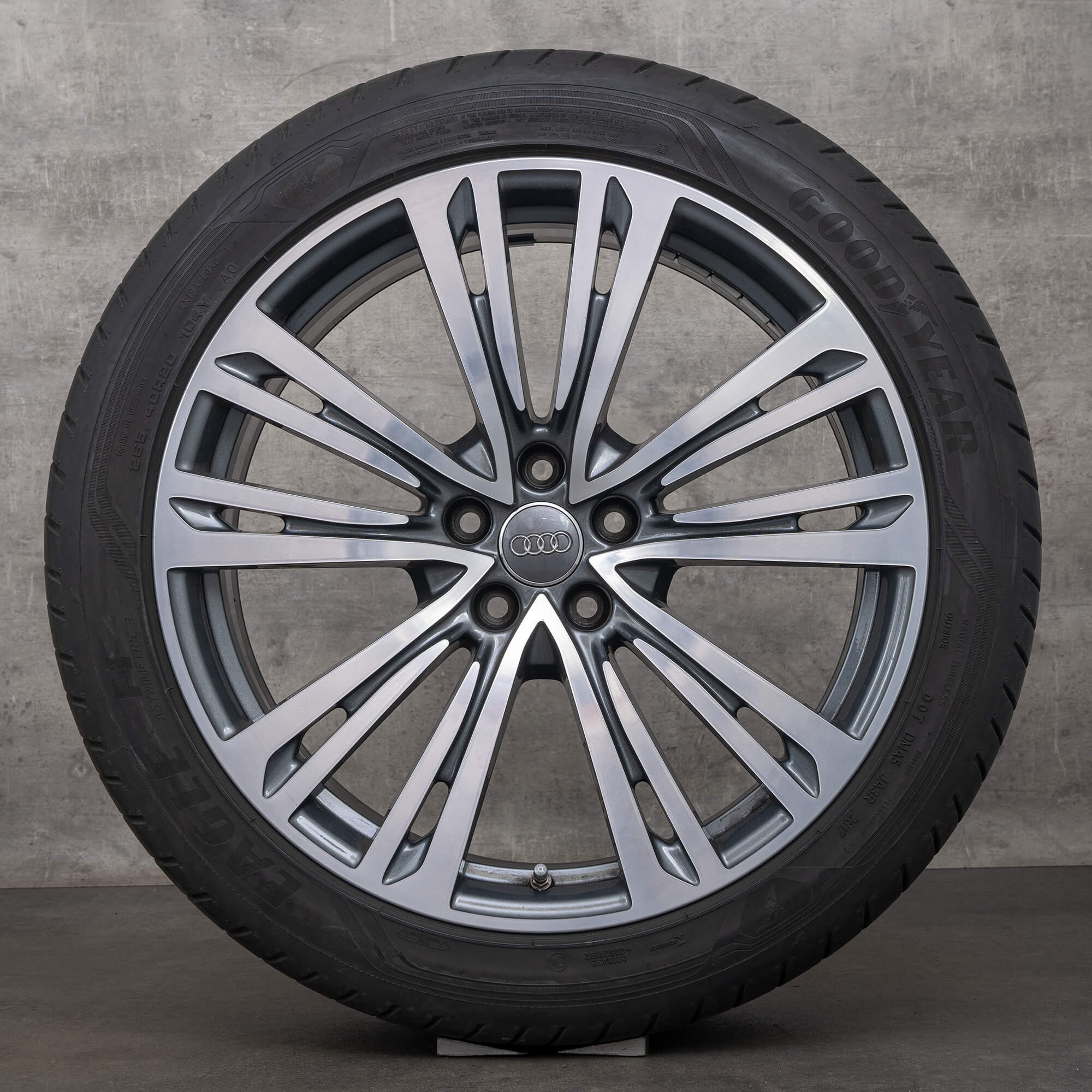 英　0628 Jantes de 21 polegadas do Audi A8 S8 4H Pneus verão