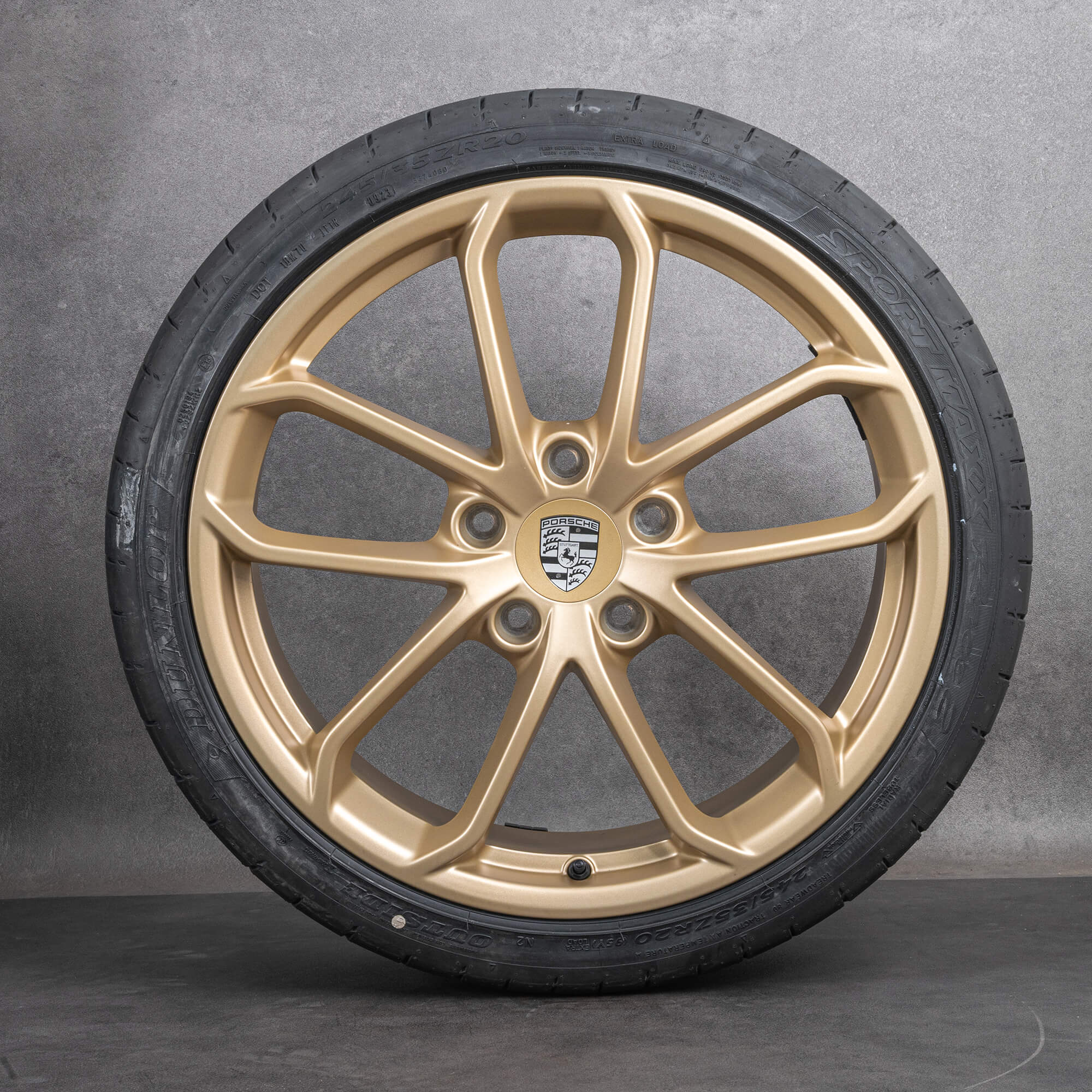 OEM Porsche 718 Cayman 982 GT4 20 Inch Summer Tires Aurum OP9
