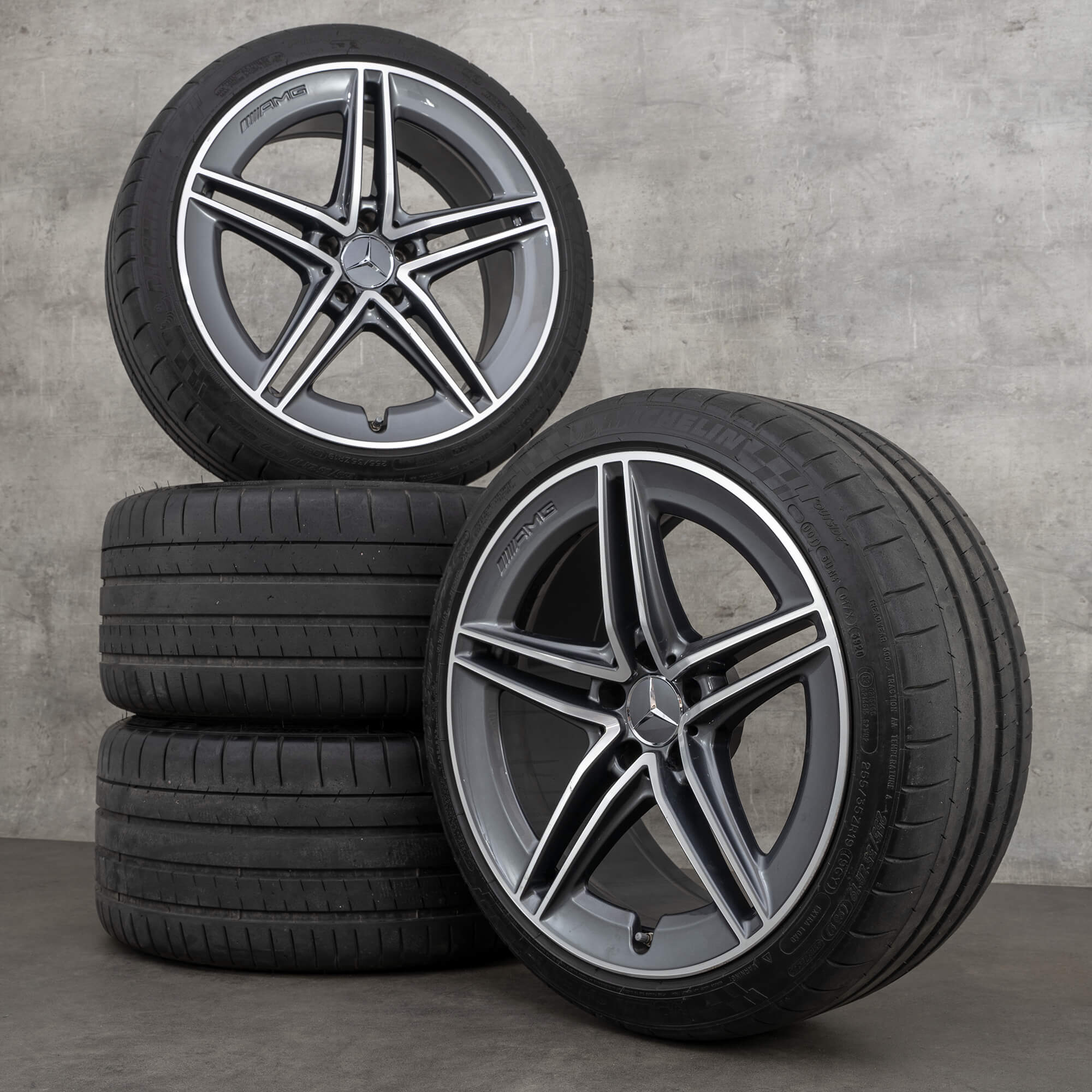 Jantes Mercedes Benz 19 pouces AMG C63 C63S C205 A205 Cabrio Coupé roues été