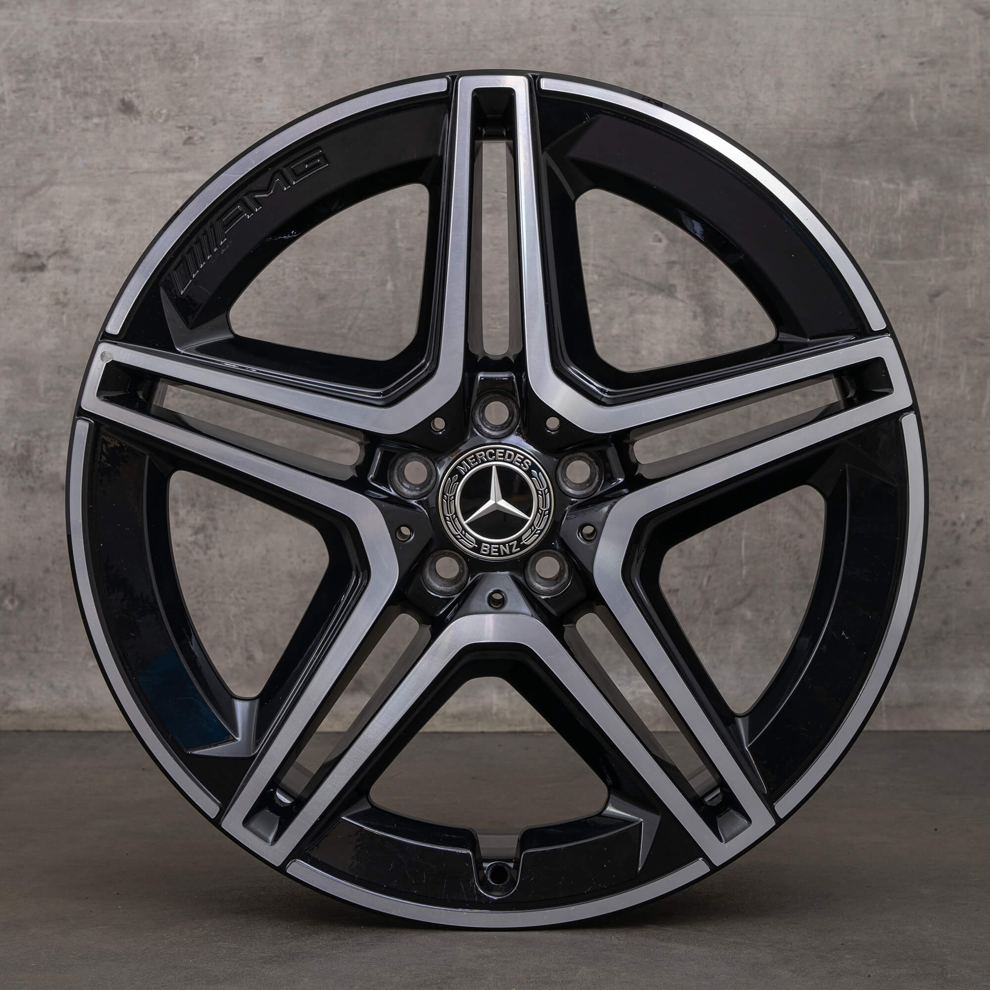 Originele Mercedes Benz GLE 53 AMG wielen 20 inch X167 C167 A1674013200 A1674013300 zwart hoogglans afwerking