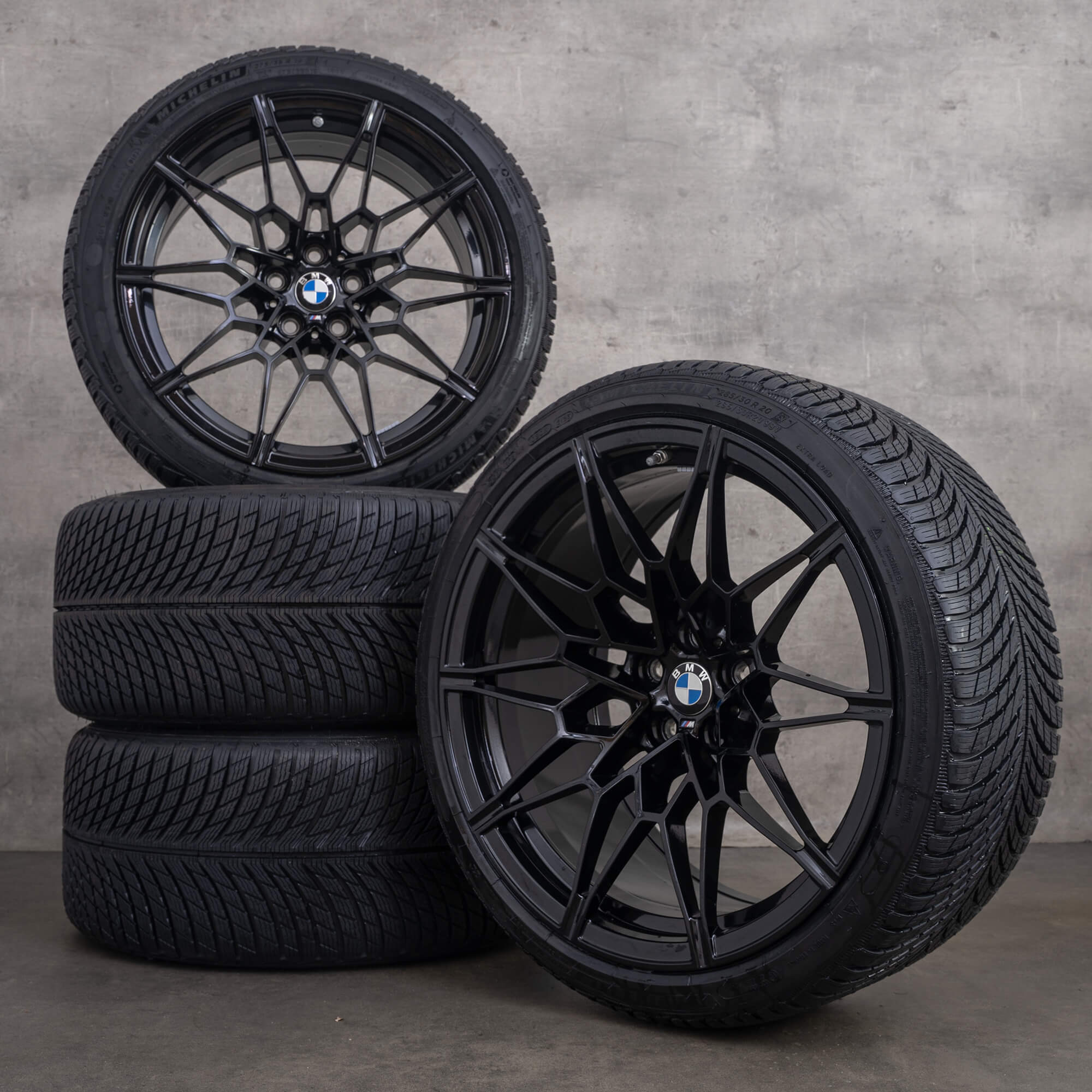 BMW M3 G80 M4 G82 G83 zimni alu kola 19 20 palcové ráfky 826 M pneu NOVÉ