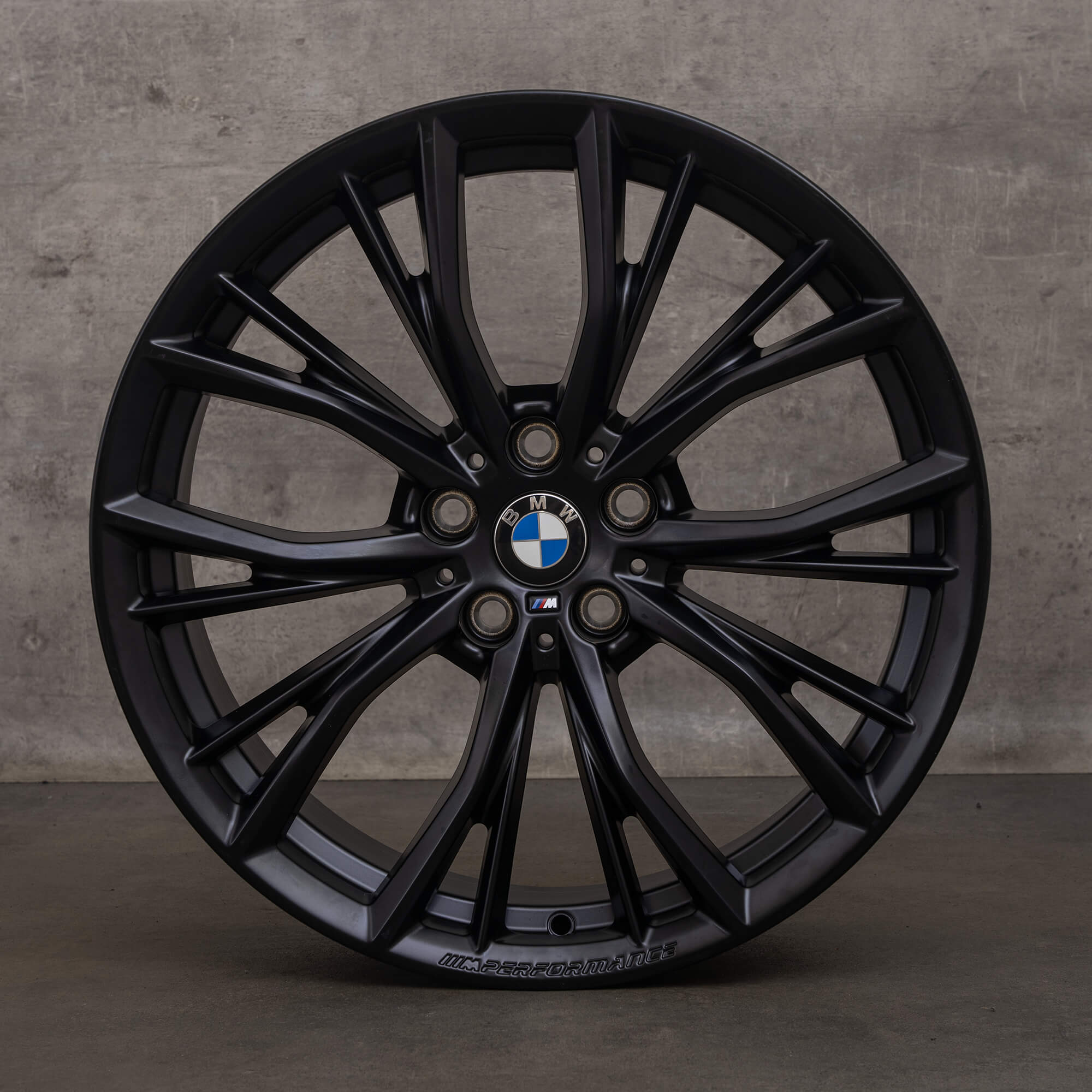 Originale BMW 8-serie fælge 19 tommer G14 G15 G16 aluminiumsfælge 6885455 Styling 786 M sort mat NYHED
