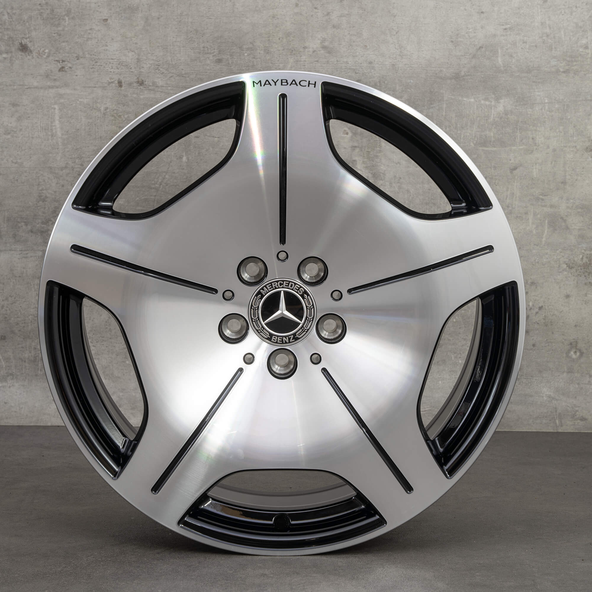 Oryginał Mercedes Maybach Klasa S felgi 19 cali Z223 W223 A2234016900 aluminiowe czarne polerowane NOWOŚĆ