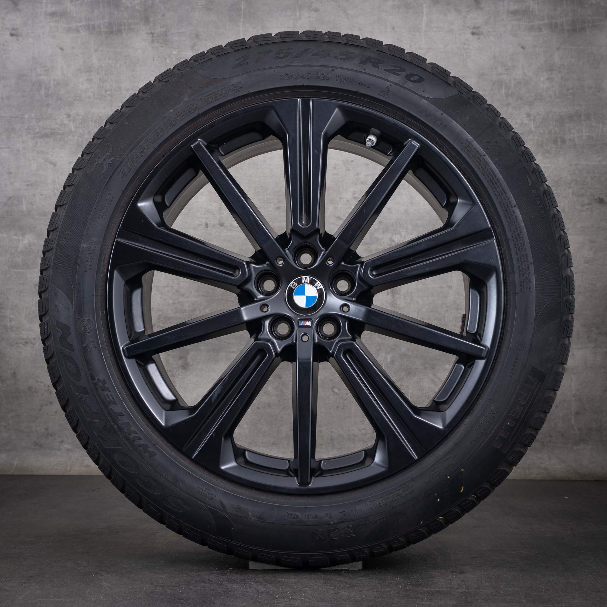 Originální disky BMW X5 X6 20 palců G05 G06 letní kola Styling 748 M 6883765 matná černá