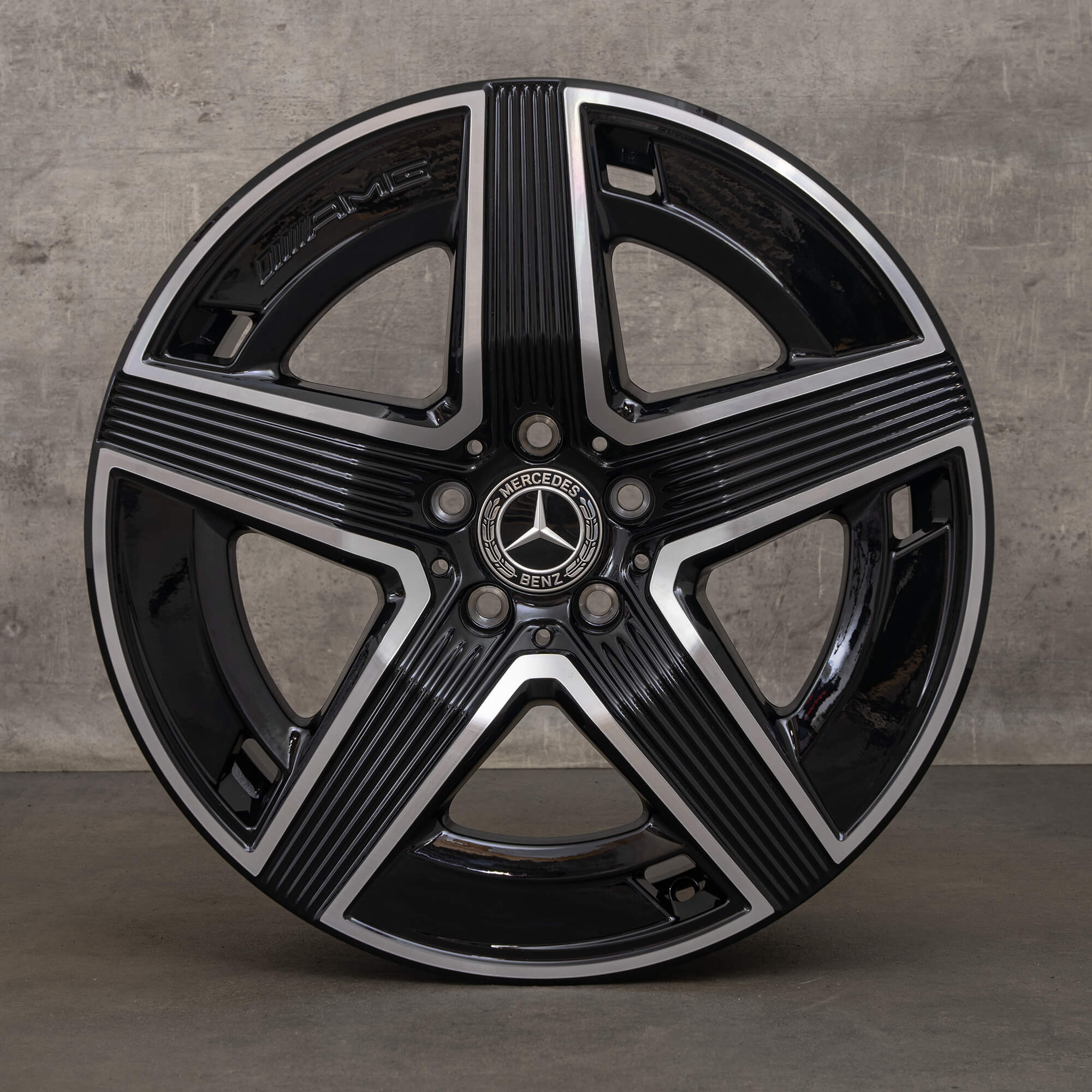 OEM Mercedes GLC X254 19 inch rims A2544010400 A2544010500 black