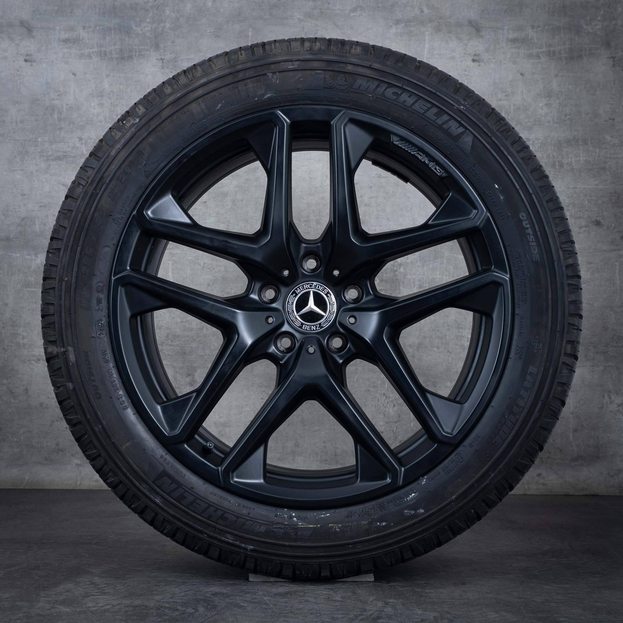 Oryginał Mercedes Benz Klasa G G63 AMG felgi 21 cali W463A W465 koła letnie A4634011900 czarny mat