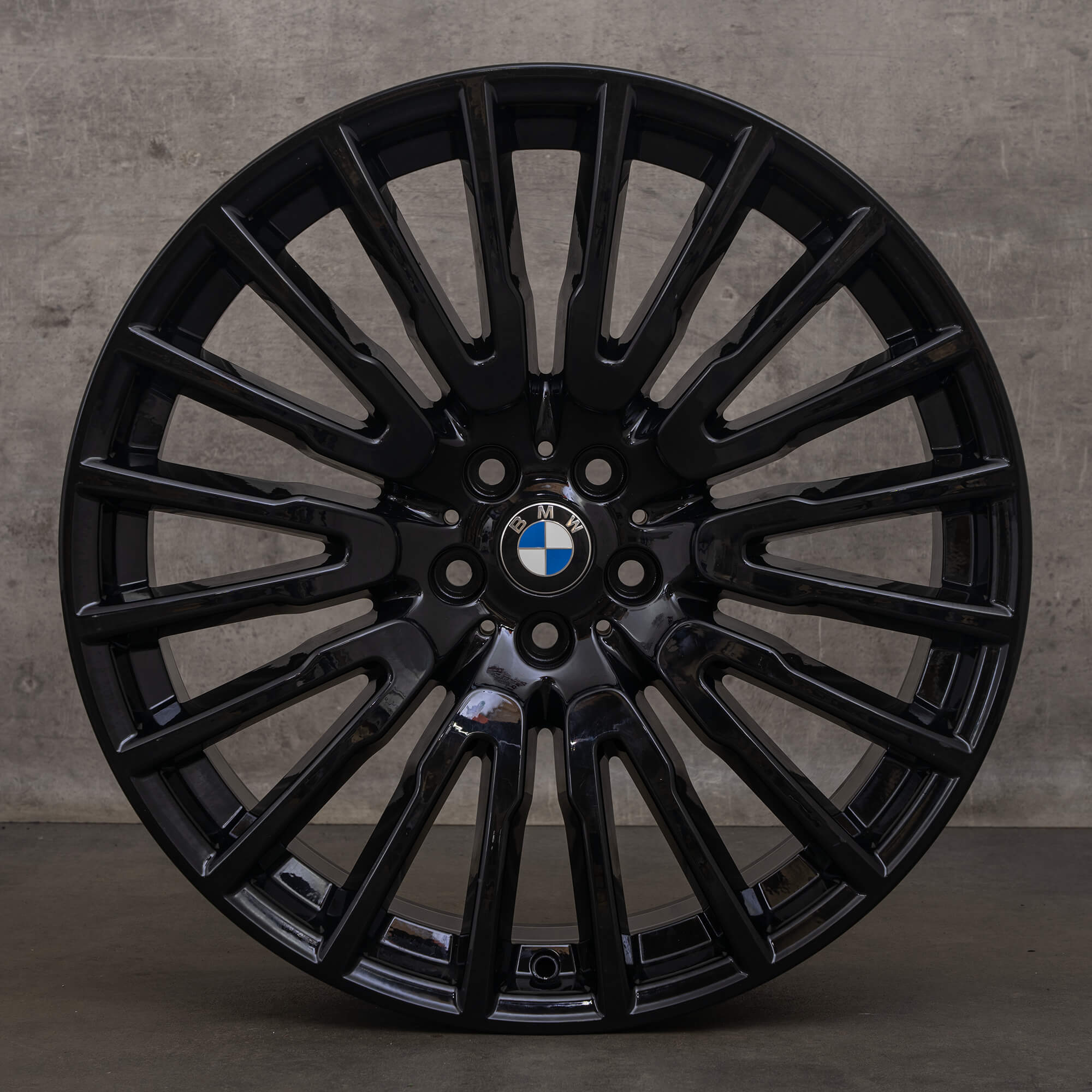 Originale BMW 6-serie 7-serie felger 21 tommer GT G32 G11 G12 6869013 6869014 Styling 629 svart høyglans