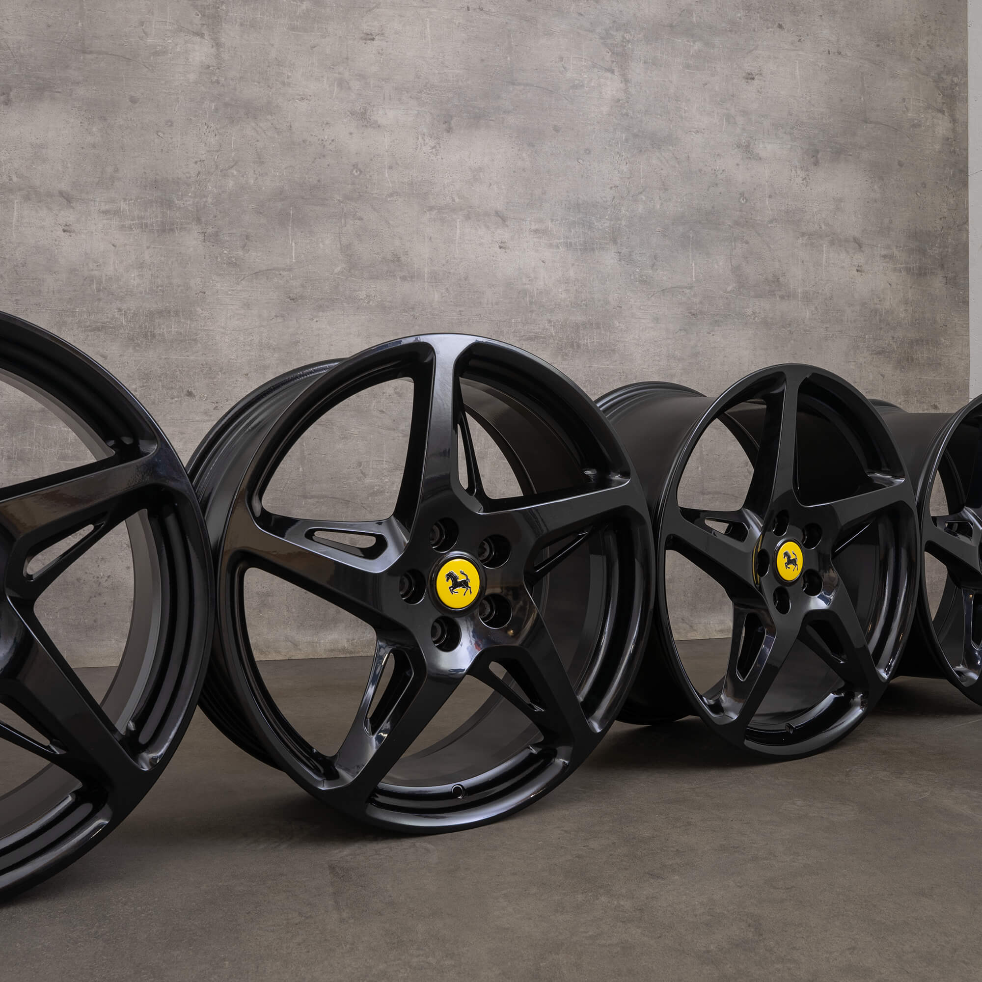 Originele Ferrari 458 Spider 20 inch velgen 262892 262893 zwart