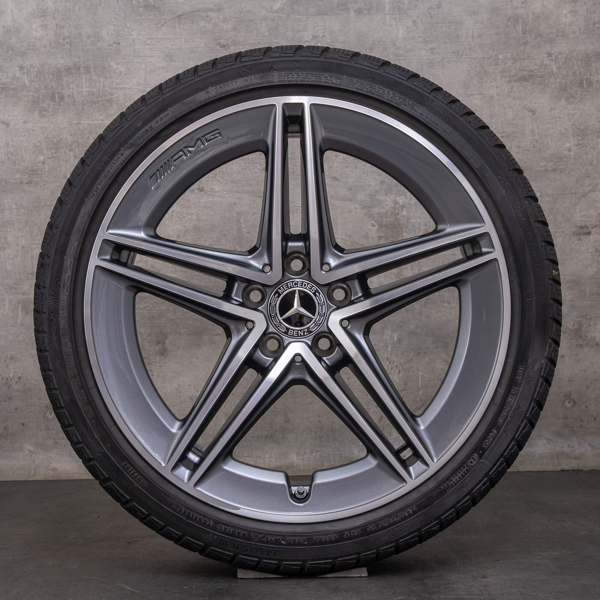 OEM Mercedes Benz C Class C63 S AMG Snow Tire Packages 19 Inch W205 OEM Mercedes Benz C Class C63 S AMG Snow Tire Packages 19 Inch W205