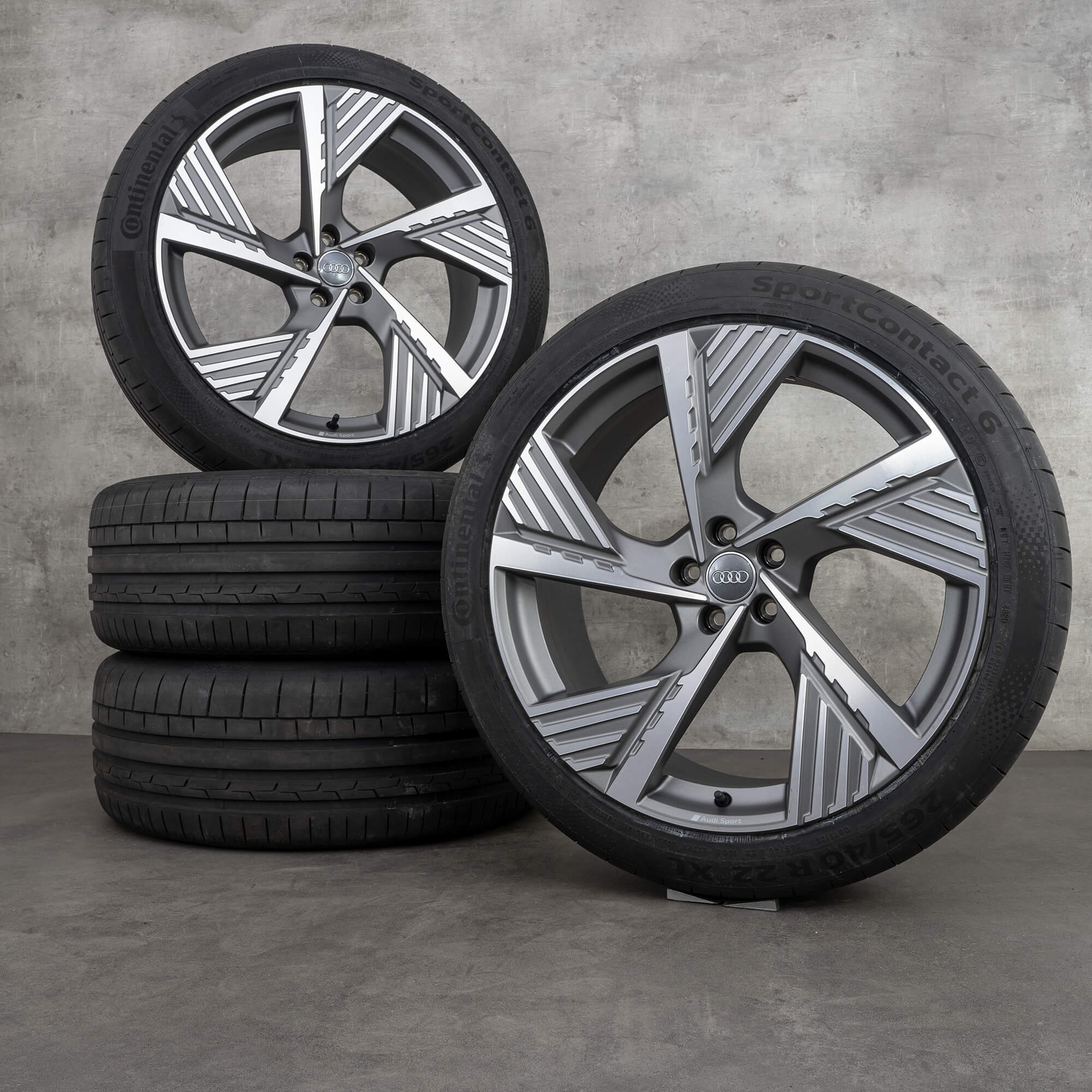 Audi 22 inch velgen e-tron GE Sportback zomerbanden zomervelgen 4KE601025B NIEUW