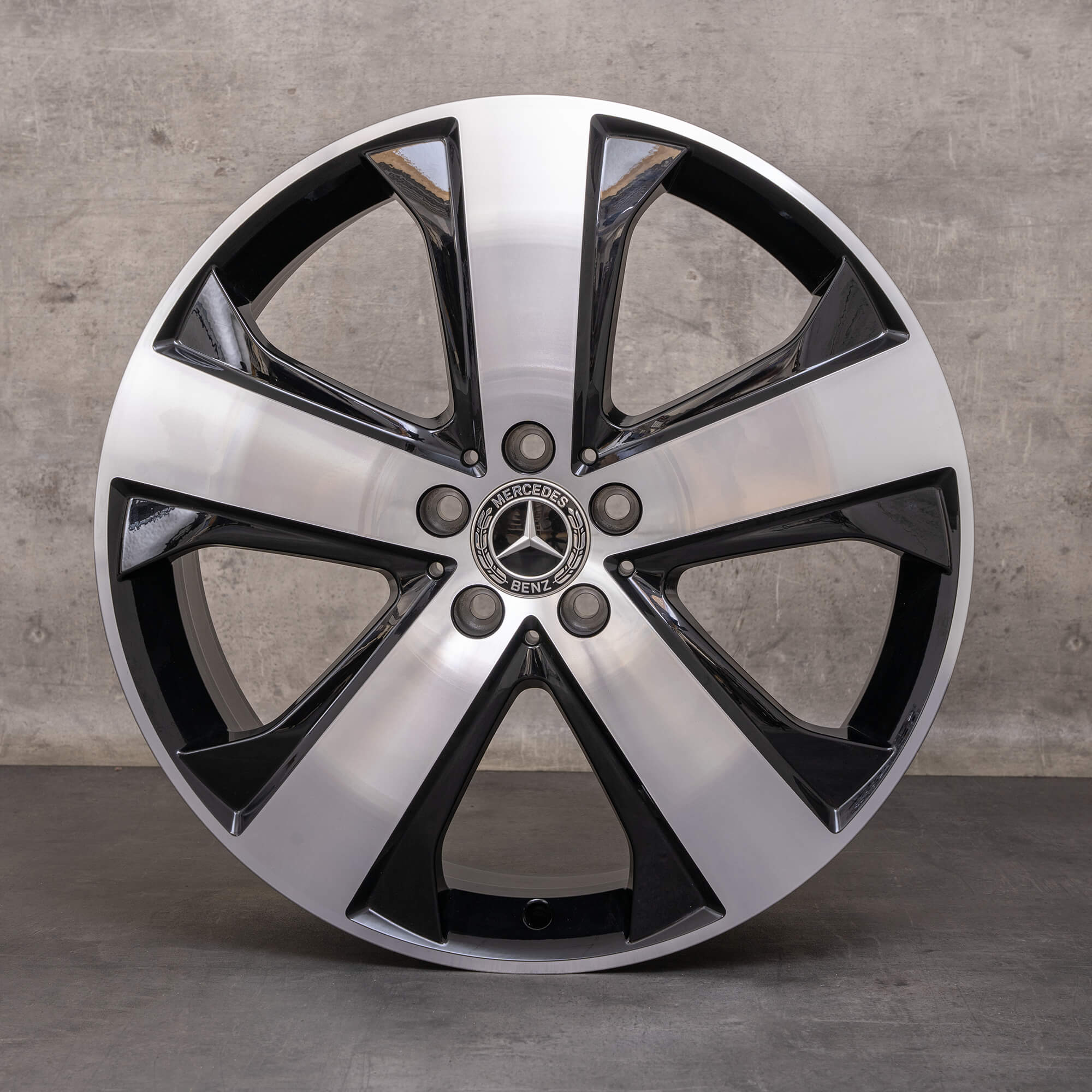 Alkuperäiset Mercedes Benz GLS vanteet 20 tuuman X167 A1674015000 A1674015400 musta kiillotettu.