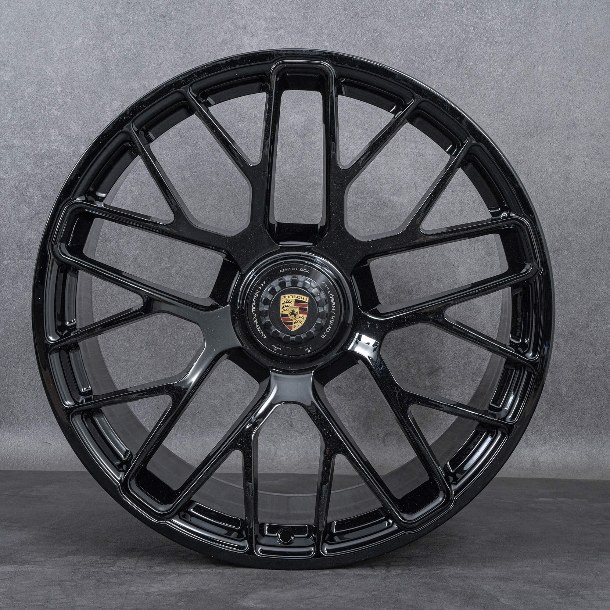 Original Porsche 20 pulgadas 991 Turbo S llantas 99136216234 99136216734 negro 041