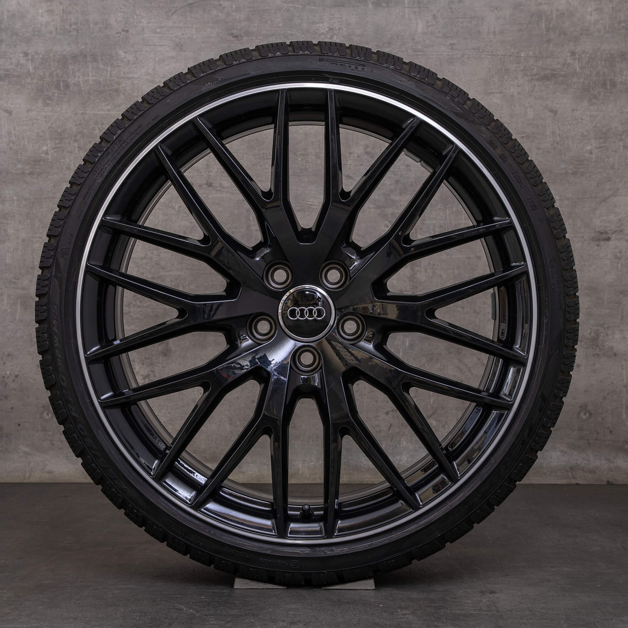Original Audi TT TTS TTRS Winterräder 20 Zoll FV 8S Felgen 8S0601025AR schwarz glanzgedreht