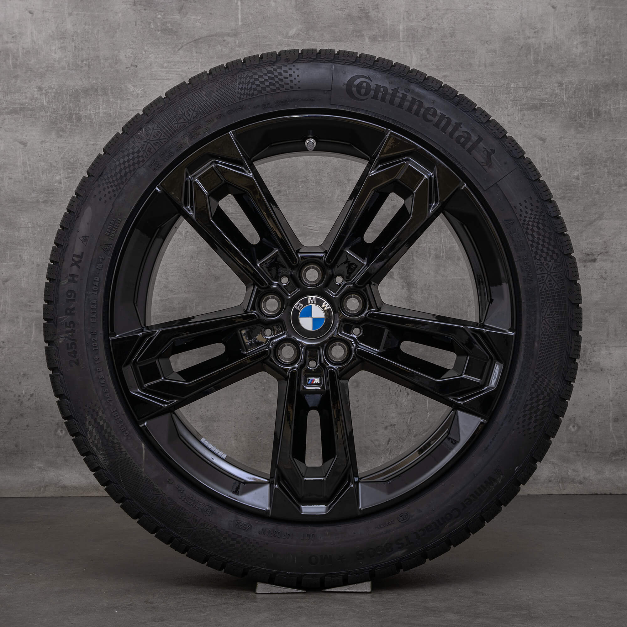 Originale BMW X1 iX1 X2 ruote invernali 19 pollici U10 U11 cerchi Styling 871 M 5A1E230 jet black NUOVO