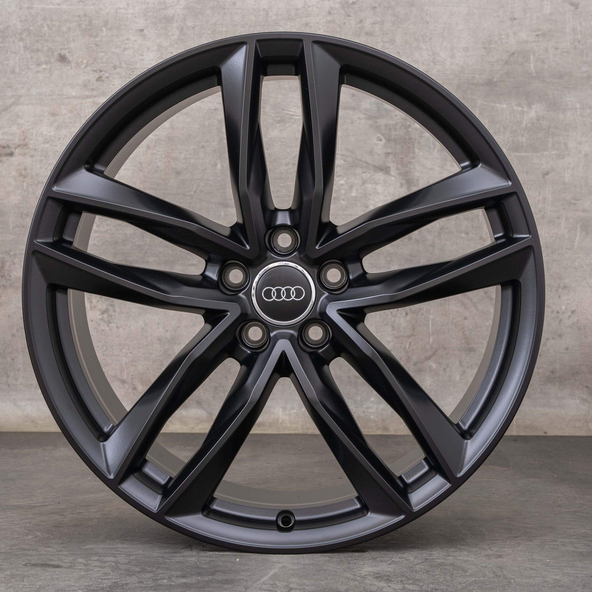 Alkuperäiset Audi A6 S6 vanteet 20 tuuman 4G C7 kesäpyörät 4G9601025M musta matta