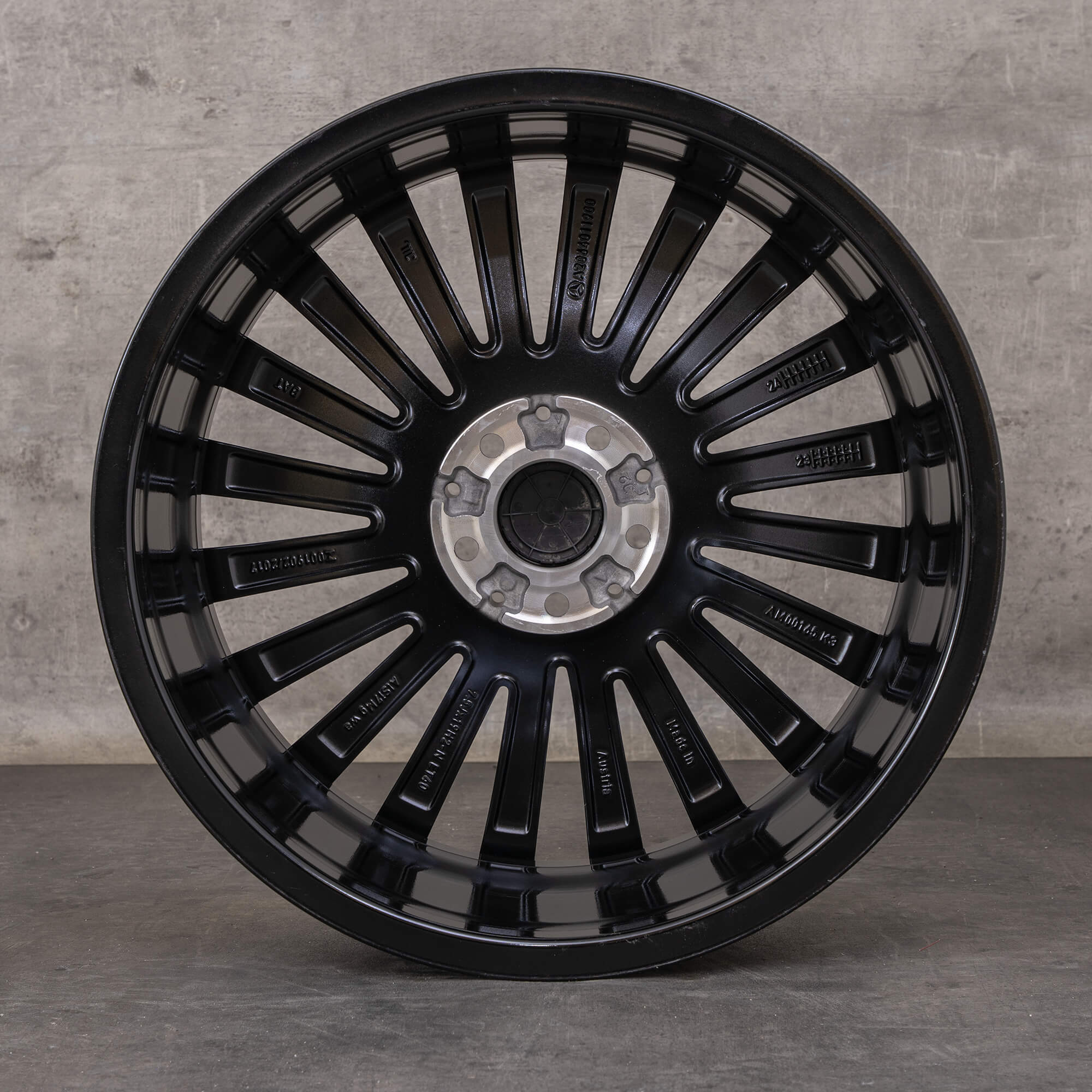 OEM Mercedes Benz C-Class AMG Rim 19 inch W206 S206 A2064011900 black glossy turned NEW