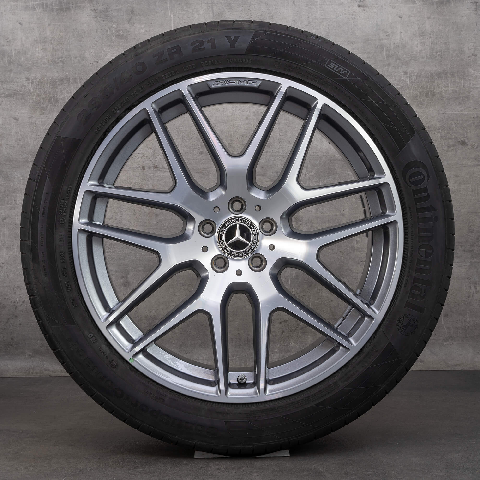 AMG 21 inch rims Mercedes GLS GLS63 W166 X166 summer tires wheels