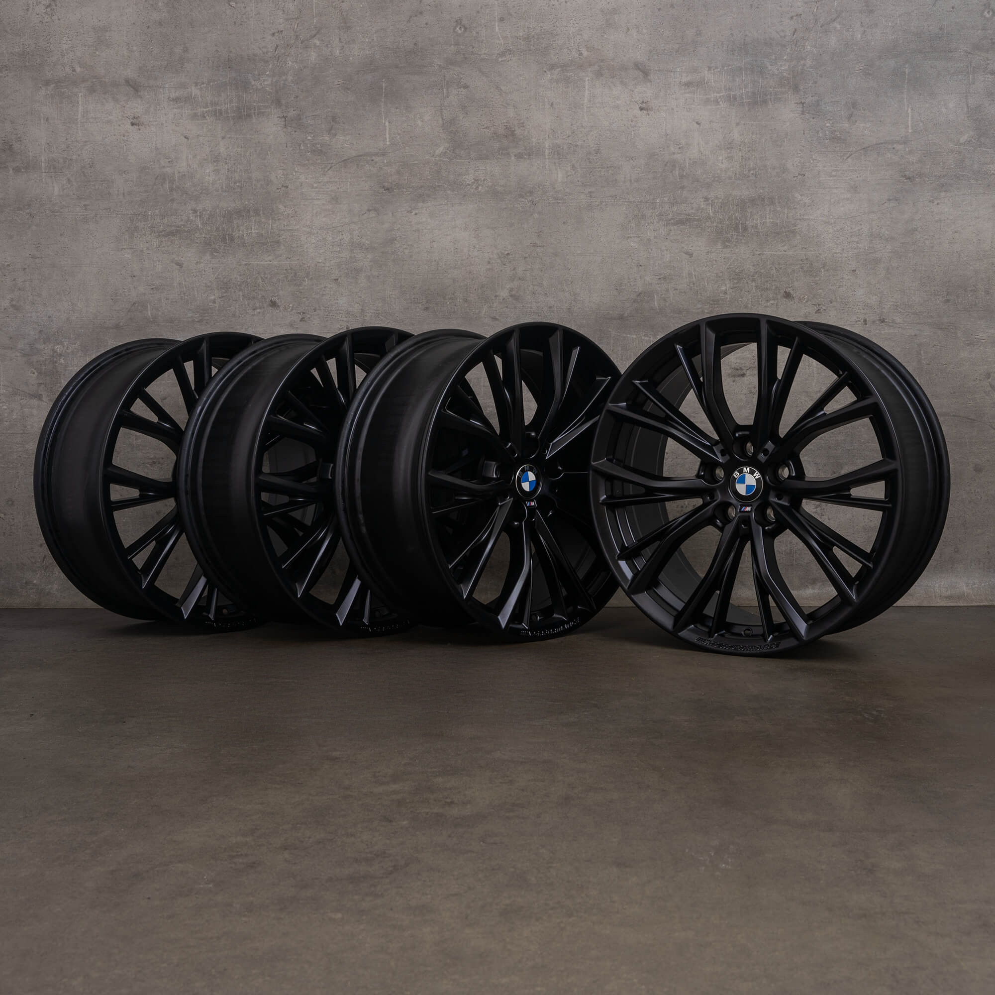 Originale BMW 8-serie fælge 19 tommer G14 G15 G16 aluminiumsfælge 6885455 Styling 786 M sort mat NYHED
