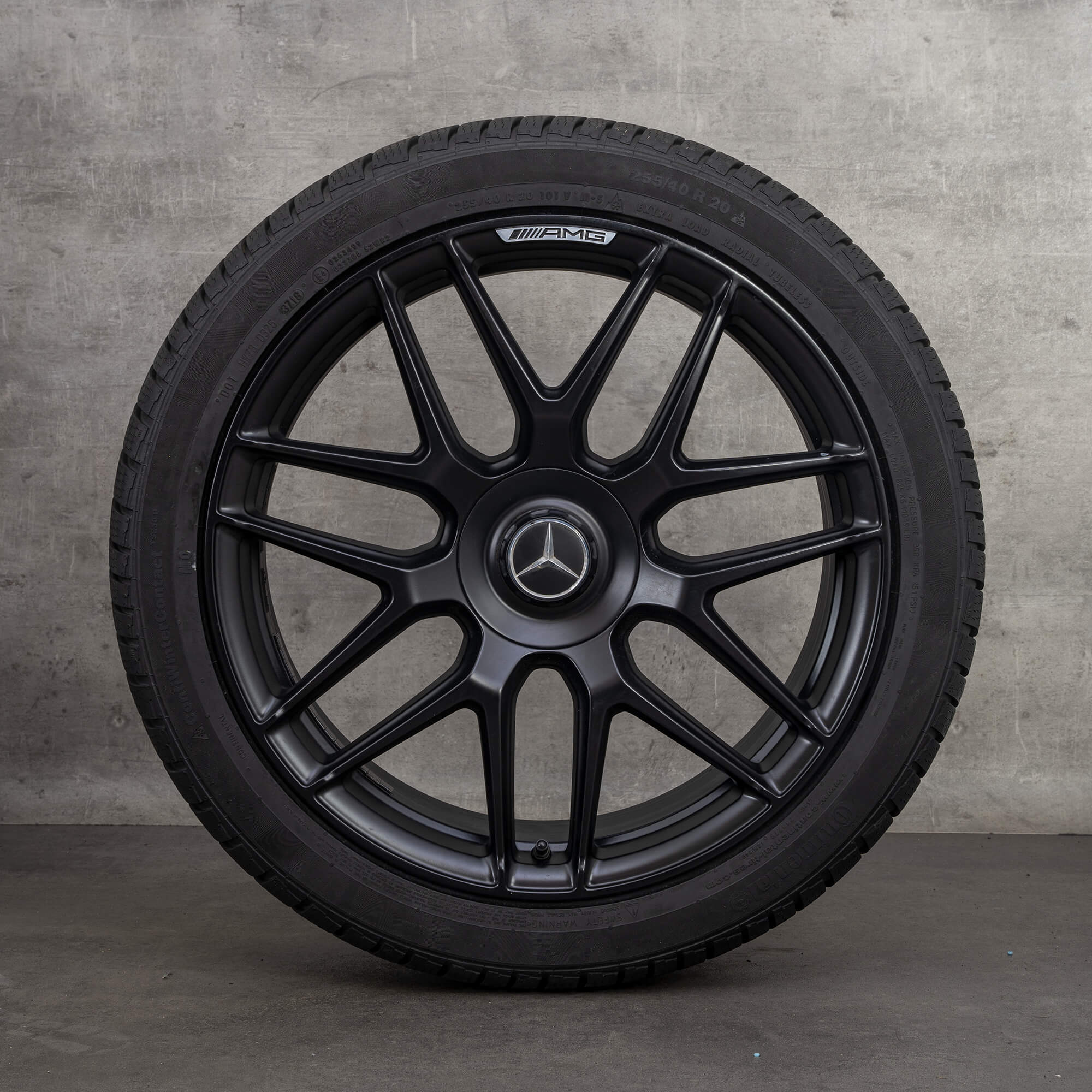 AMG 20 palcové ráfky Mercedes Benz S63 S65 W222 zimní kola pneumatiky hliníkové