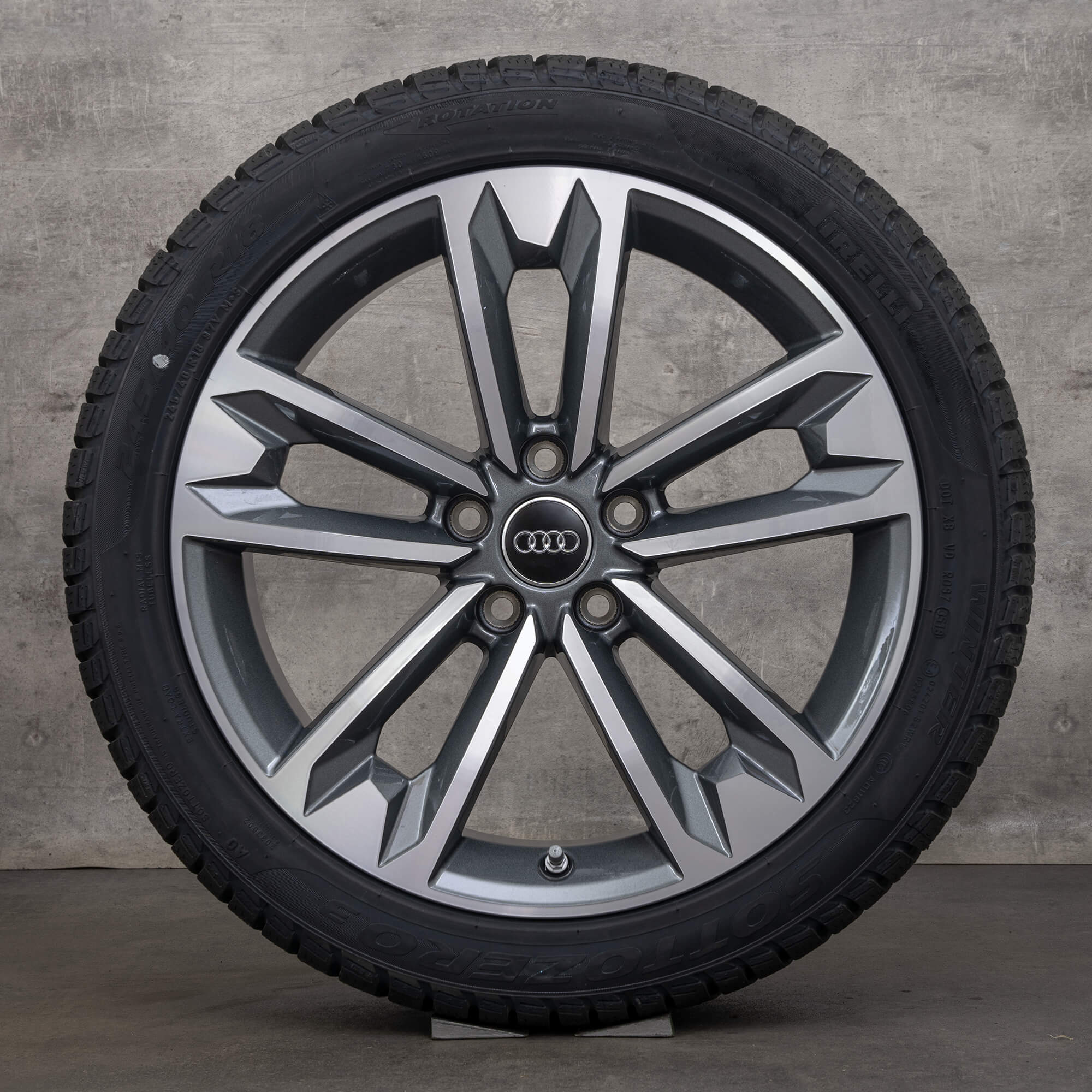 Audi A4 B9 Allroad Alufelgen Winterreifen Winterräder 18 Zoll Felgen 8W9601025C