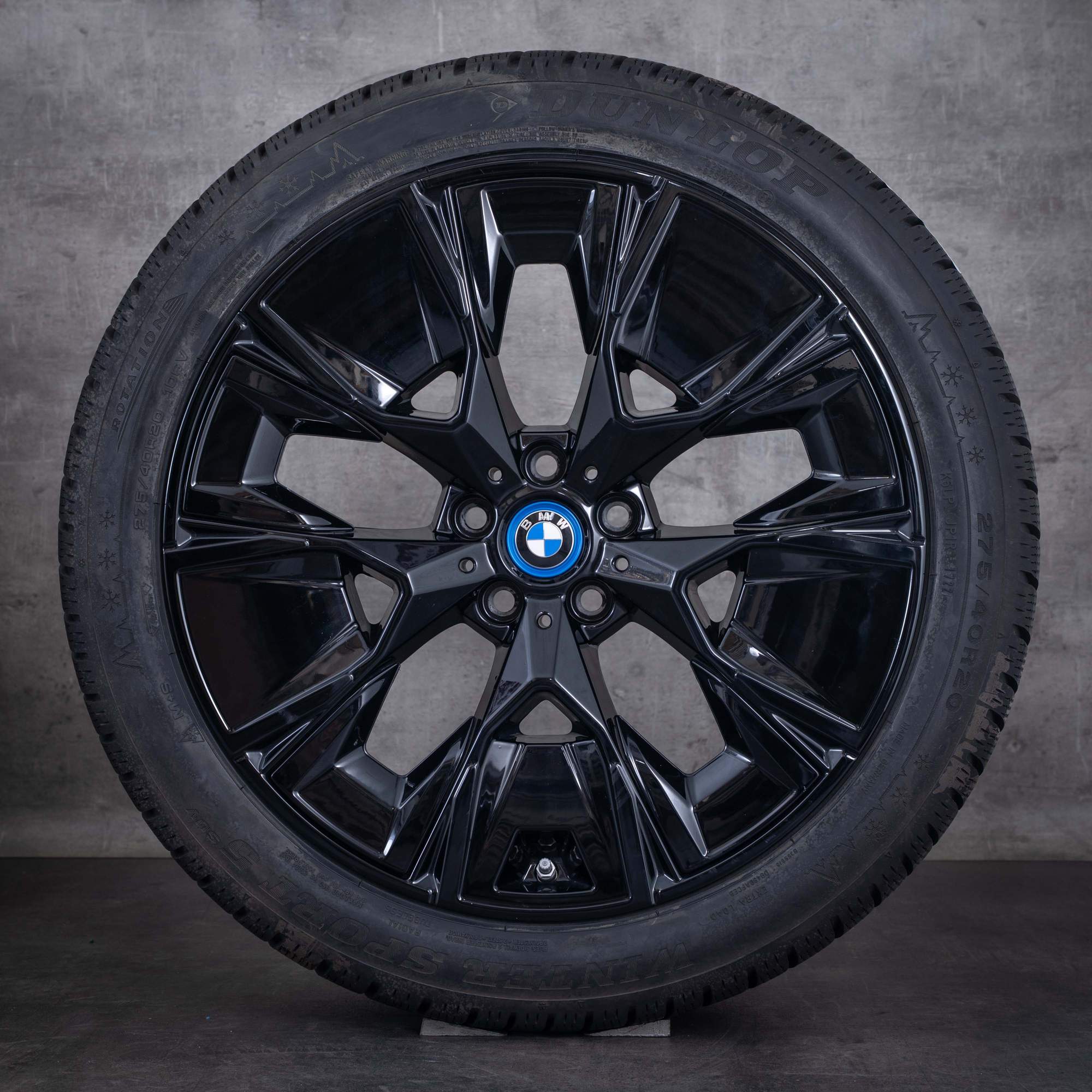 Original BMW iX3 Winterräder 20 Zoll G08 Felgen Styling 890 M 7916267 7916268 jet black