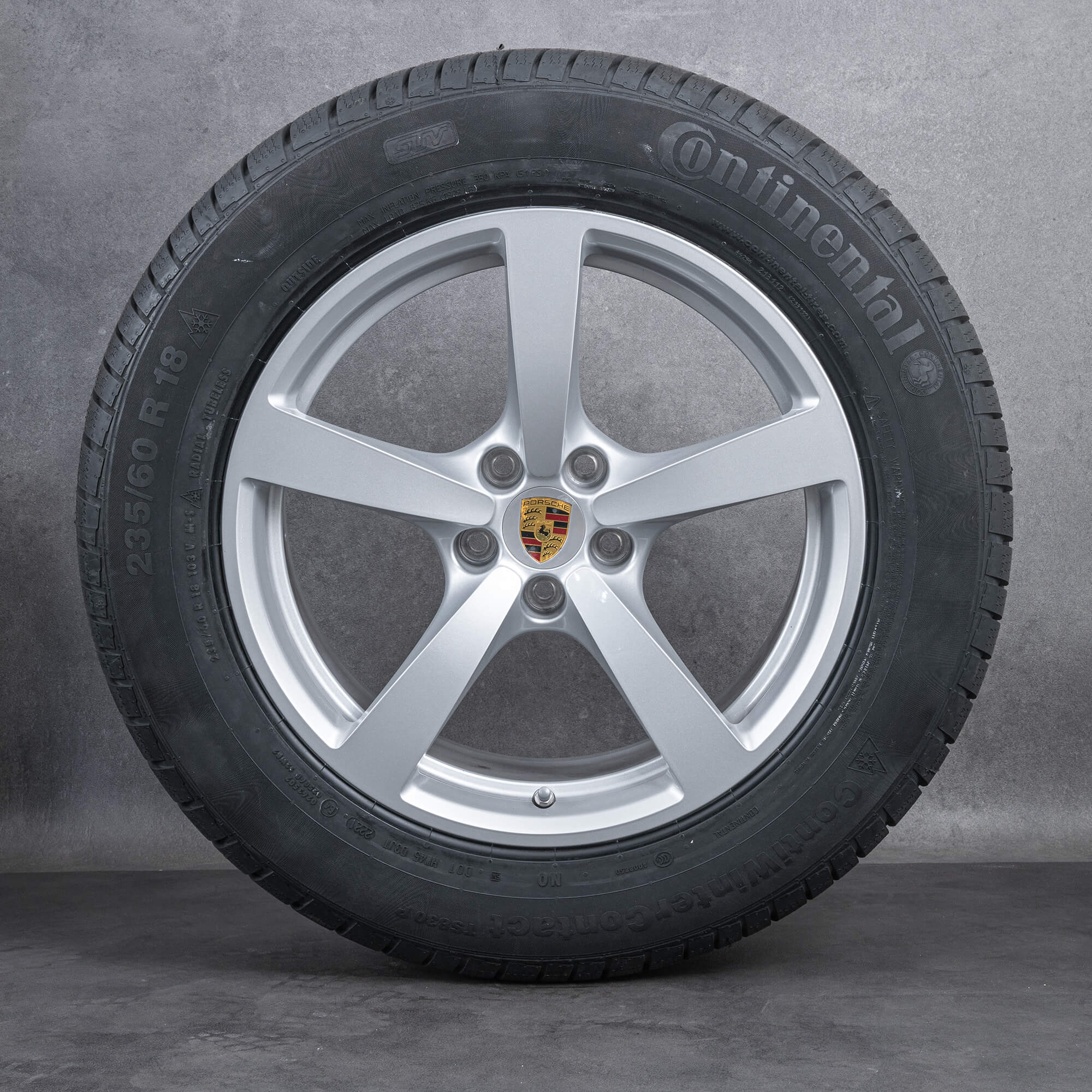 Oryginalne felgi Porsche 18 cali Macan S koła zimowe opony aluminiowe NOWOŚĆ