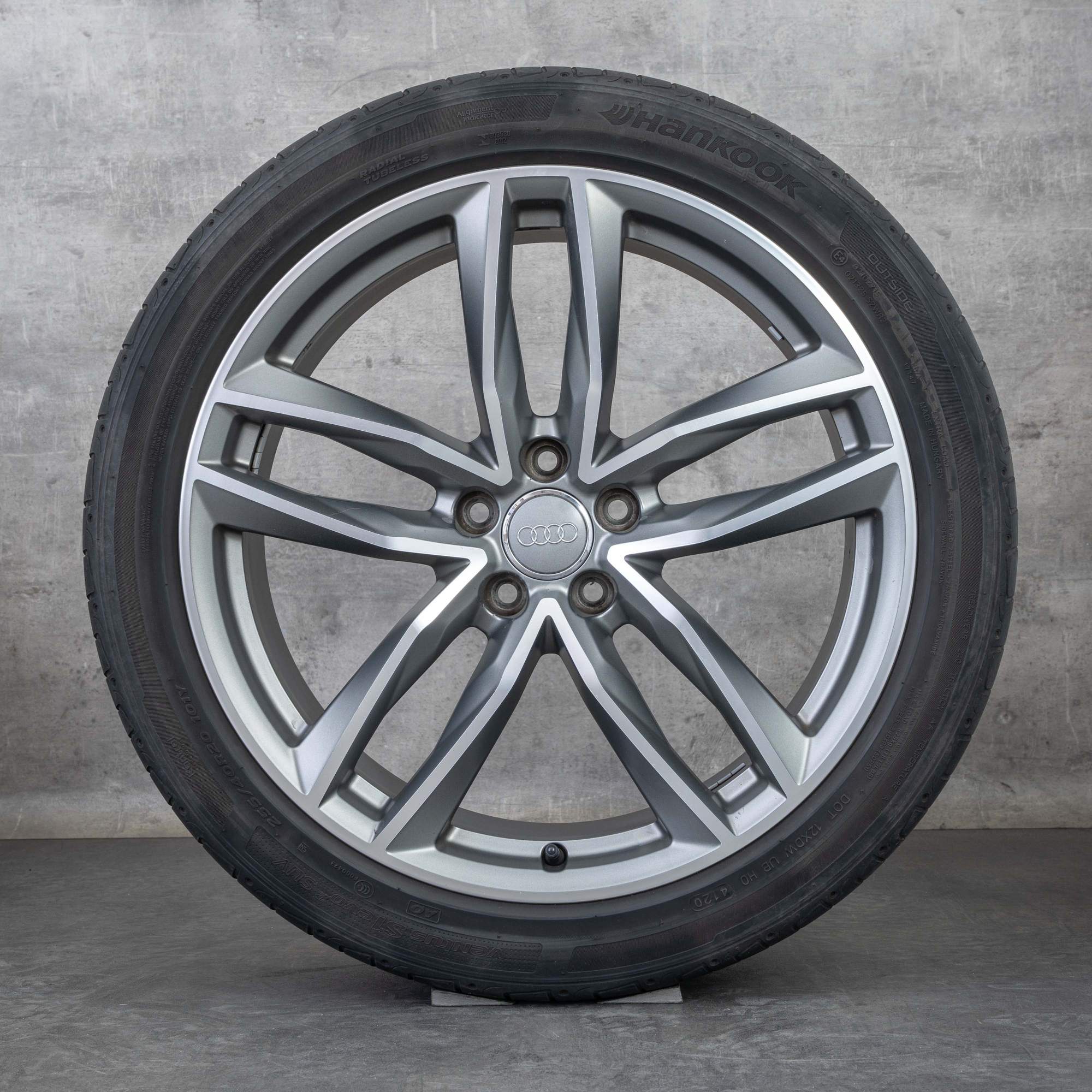 Alkuperäiset Audi A6 vanteet 20 tuuman 4G C7 Allroad kesäpyörät 4G9601025M titan matta kiillotettu