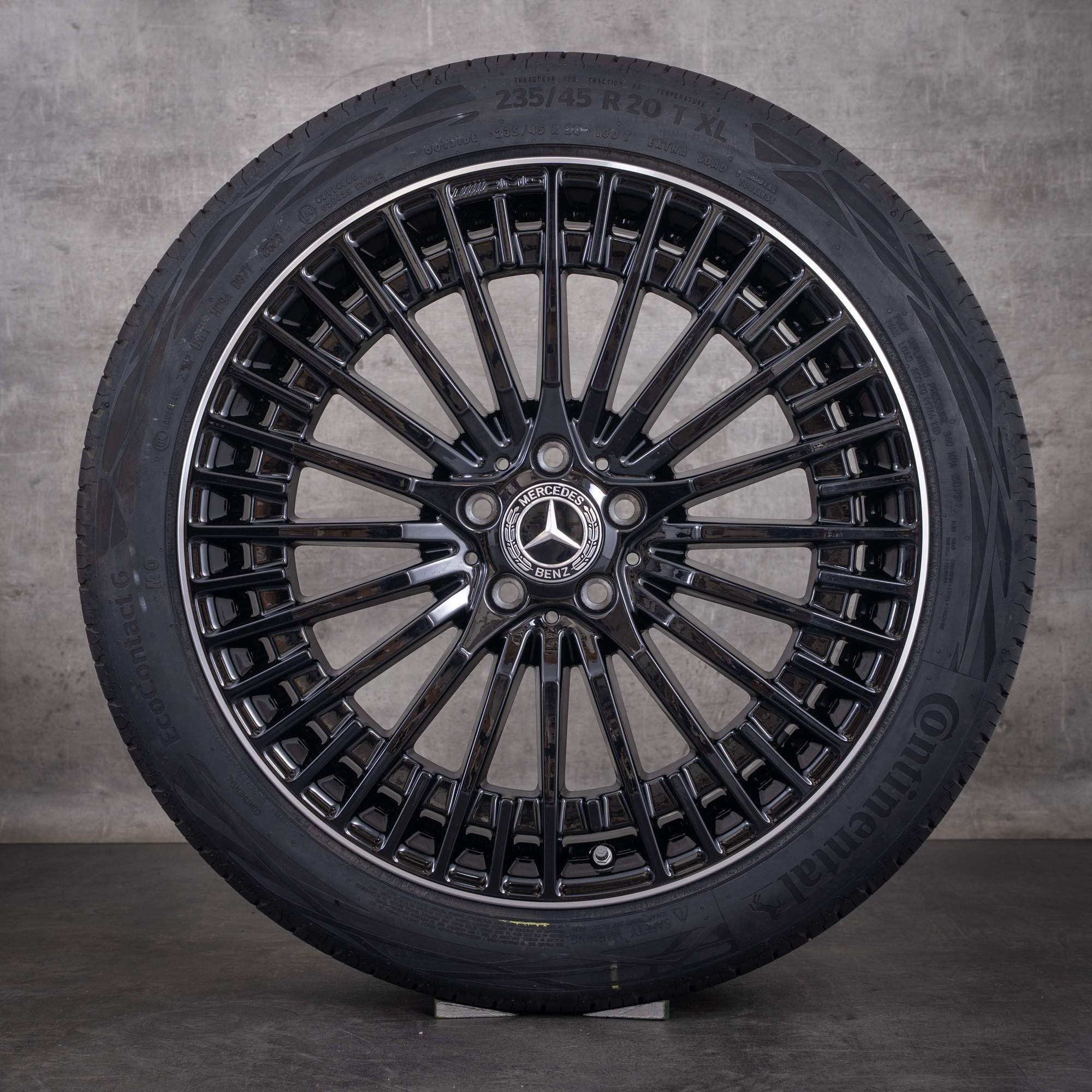 OEM Mercedes-Benz EQA EQB AMG 20inch H243 x 243 rims A2434010600 summer tyres Black diamond cut