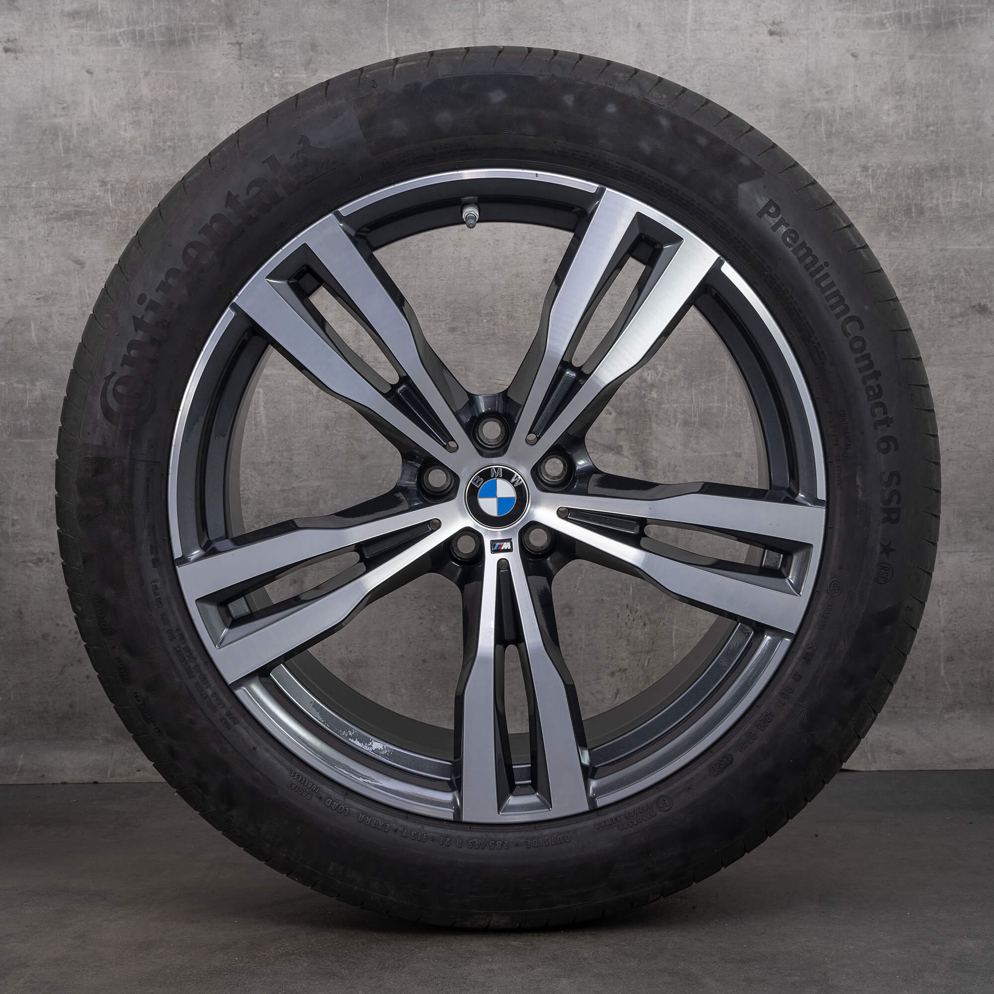 BMW 21 inch rims X7 G07 summer tires wheels styling M754 alloy rims