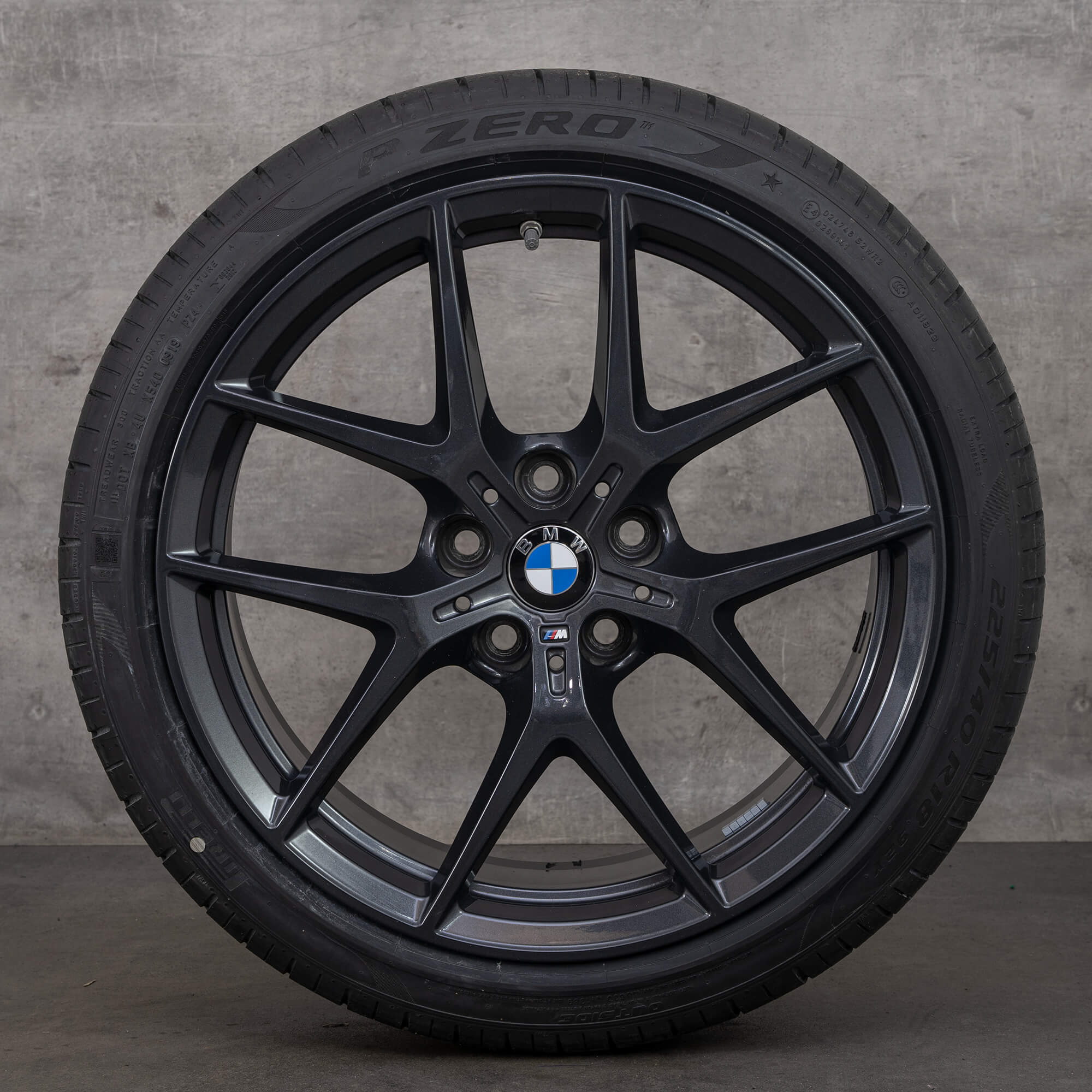 BMW 18 inç 1er F40 2er F44 M Performance M554 yaz jantları lastikleri