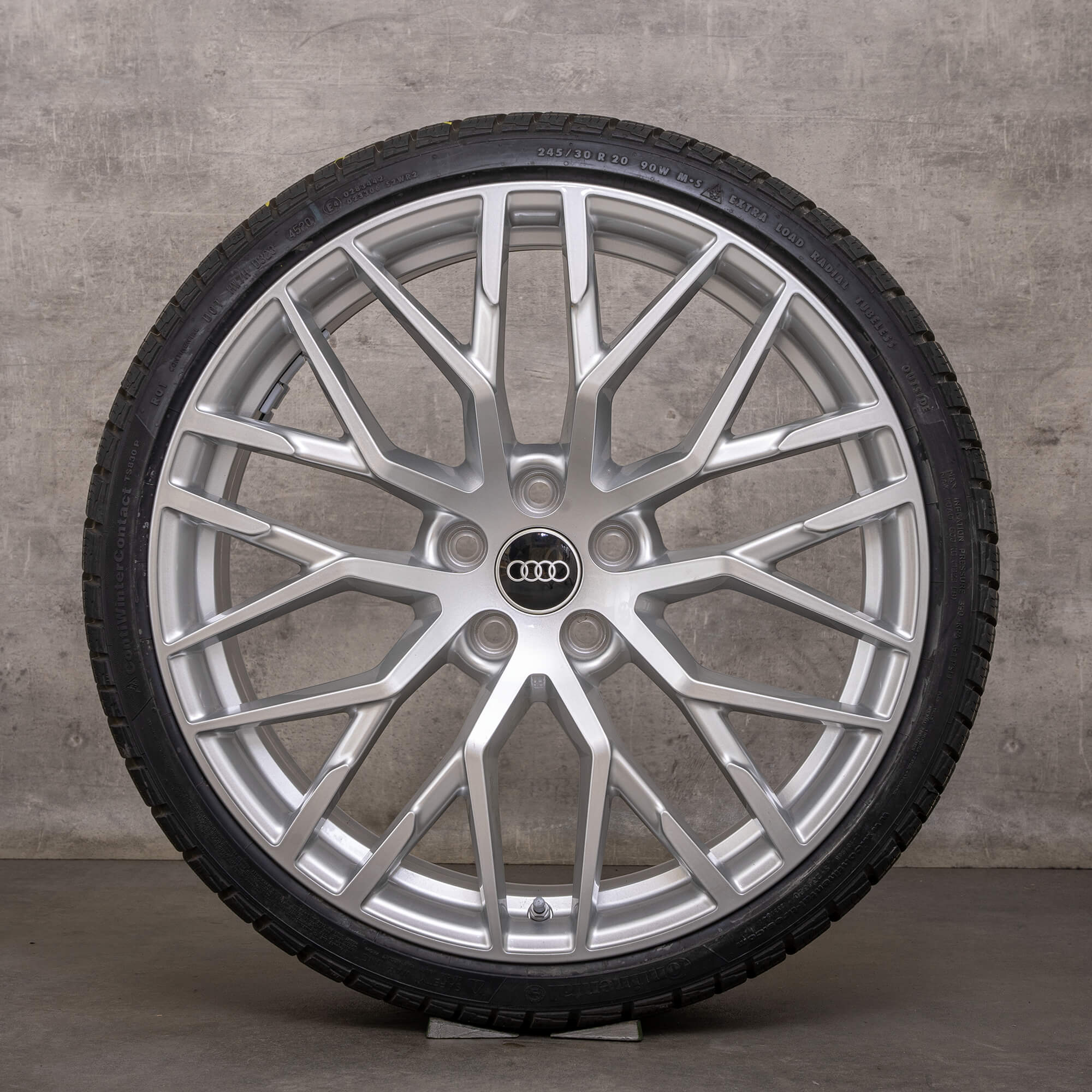 Original Audi R8 Winterräder 20 Zoll 4S Felgen 4S0601025G silber NEU