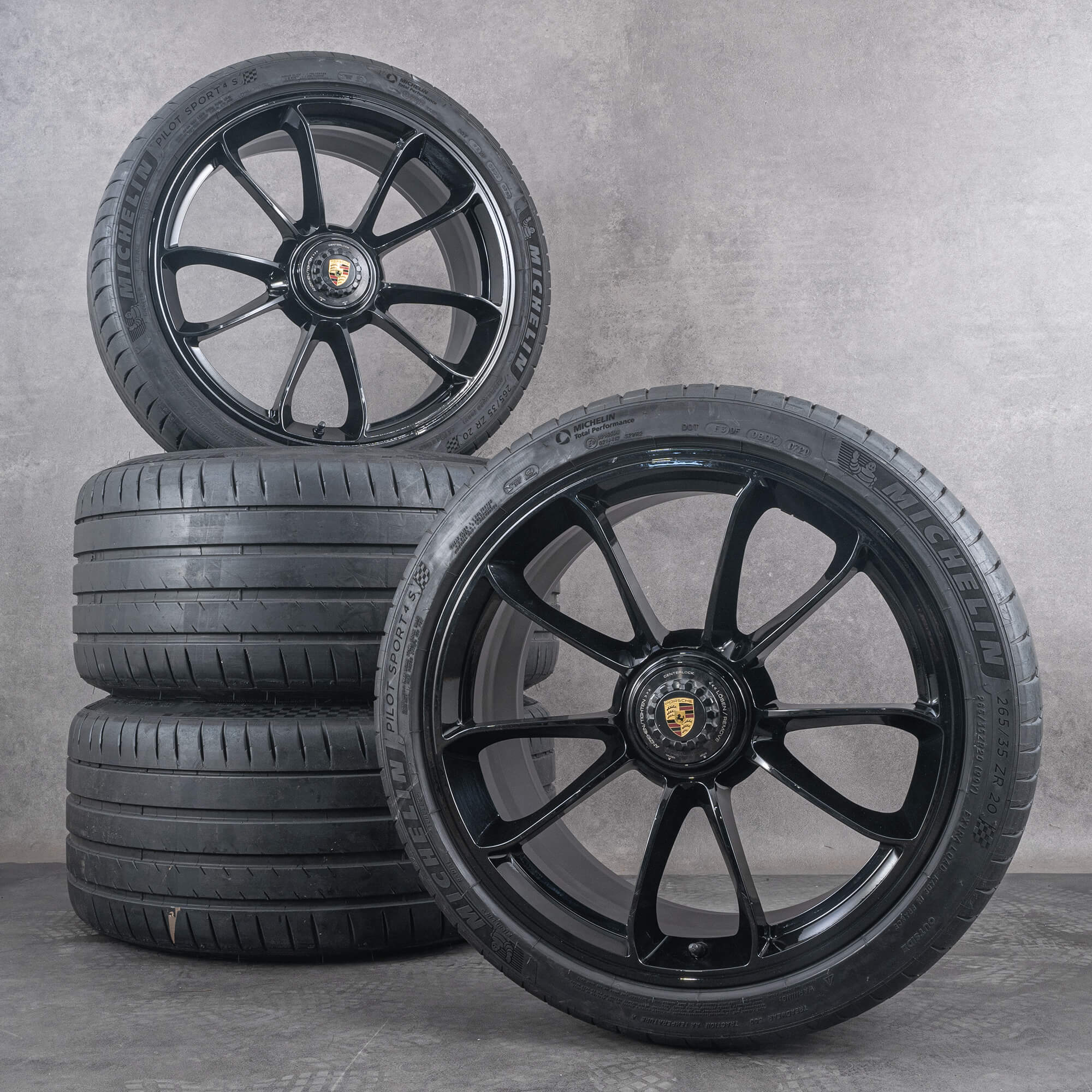 Original Porsche 991 20 21 pouces GT2 GT3 RS Sommerrder 99136216382 99136218982