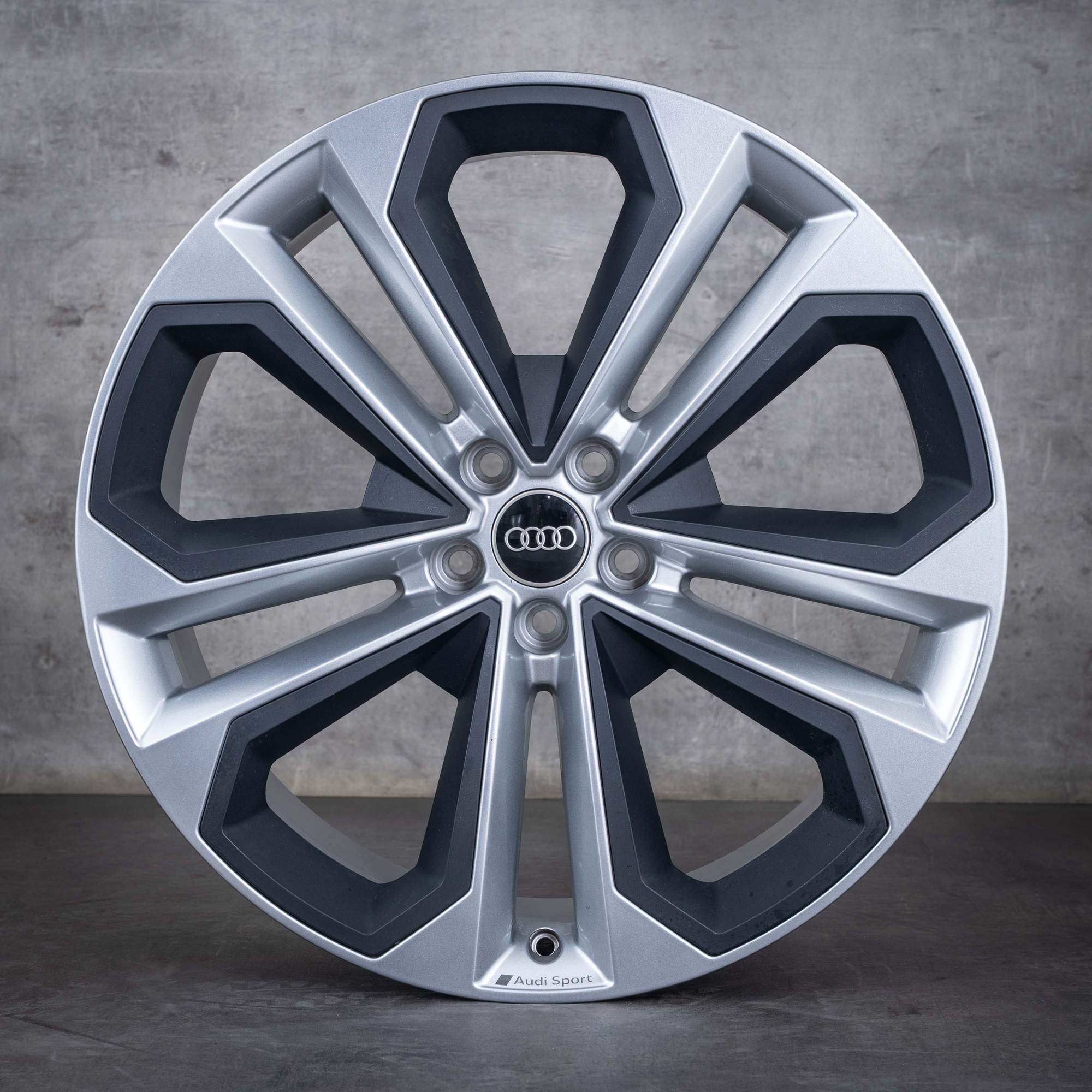 Oem Audi Q5 SQ5 jantes 21 pouces FY 80A601025AS argent brillant titane mat